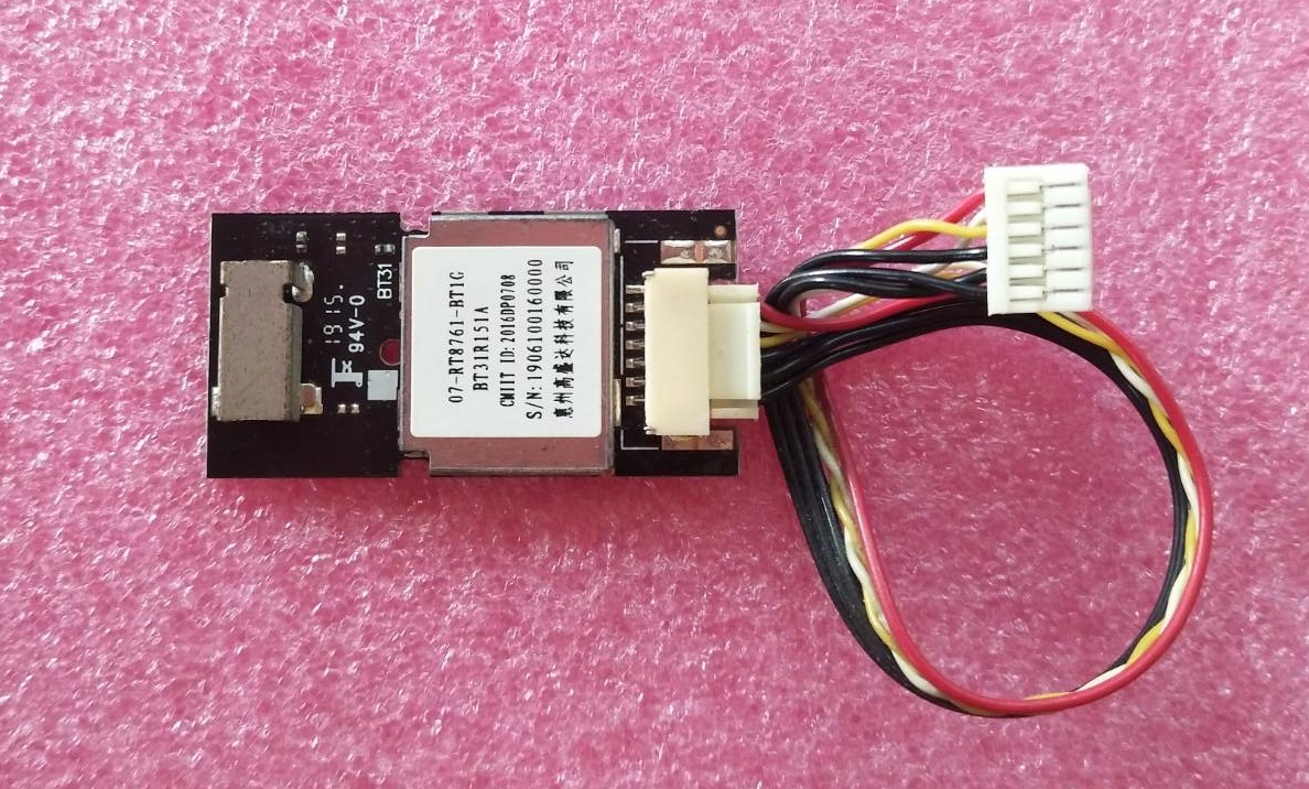 ตัวรับสัญญาน บลูทูธ Bluetooth TCL ทีซีแอล ของแท้ถอดจากเครื่อง รุ่นLED55SE5000 พาร์ท07-RT8761-BT1G