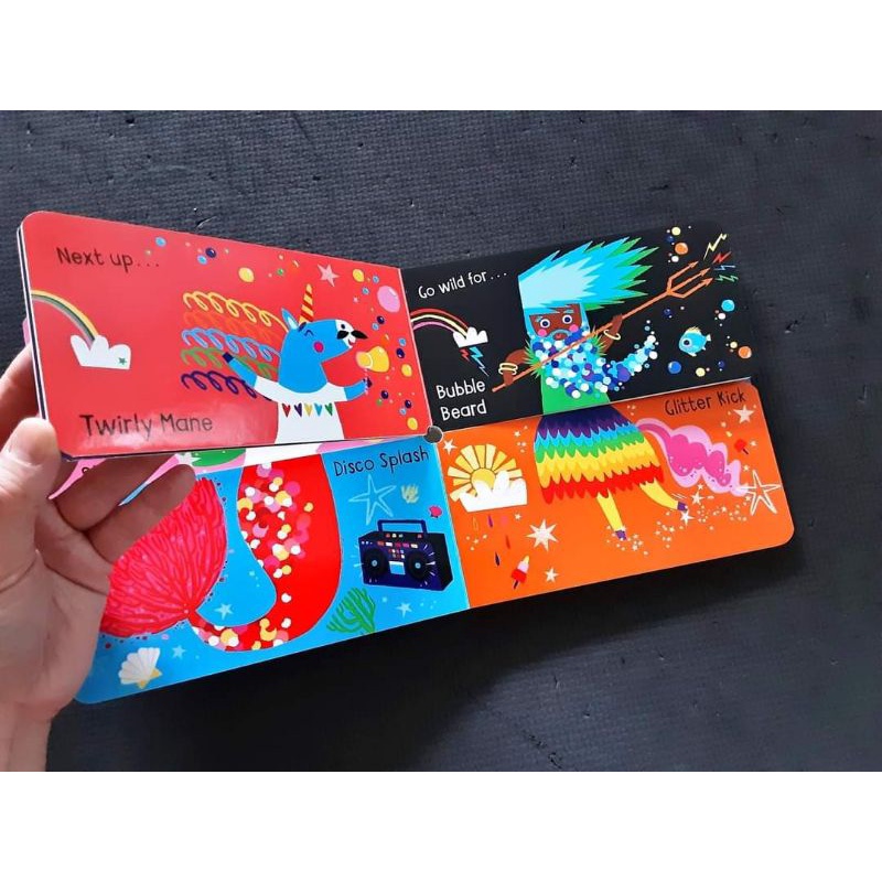 หนังสือนิทานเด็ก ภาษาอังกฤษ บอร์ดบุค MERMICORNS MIX&MATCH BOOK