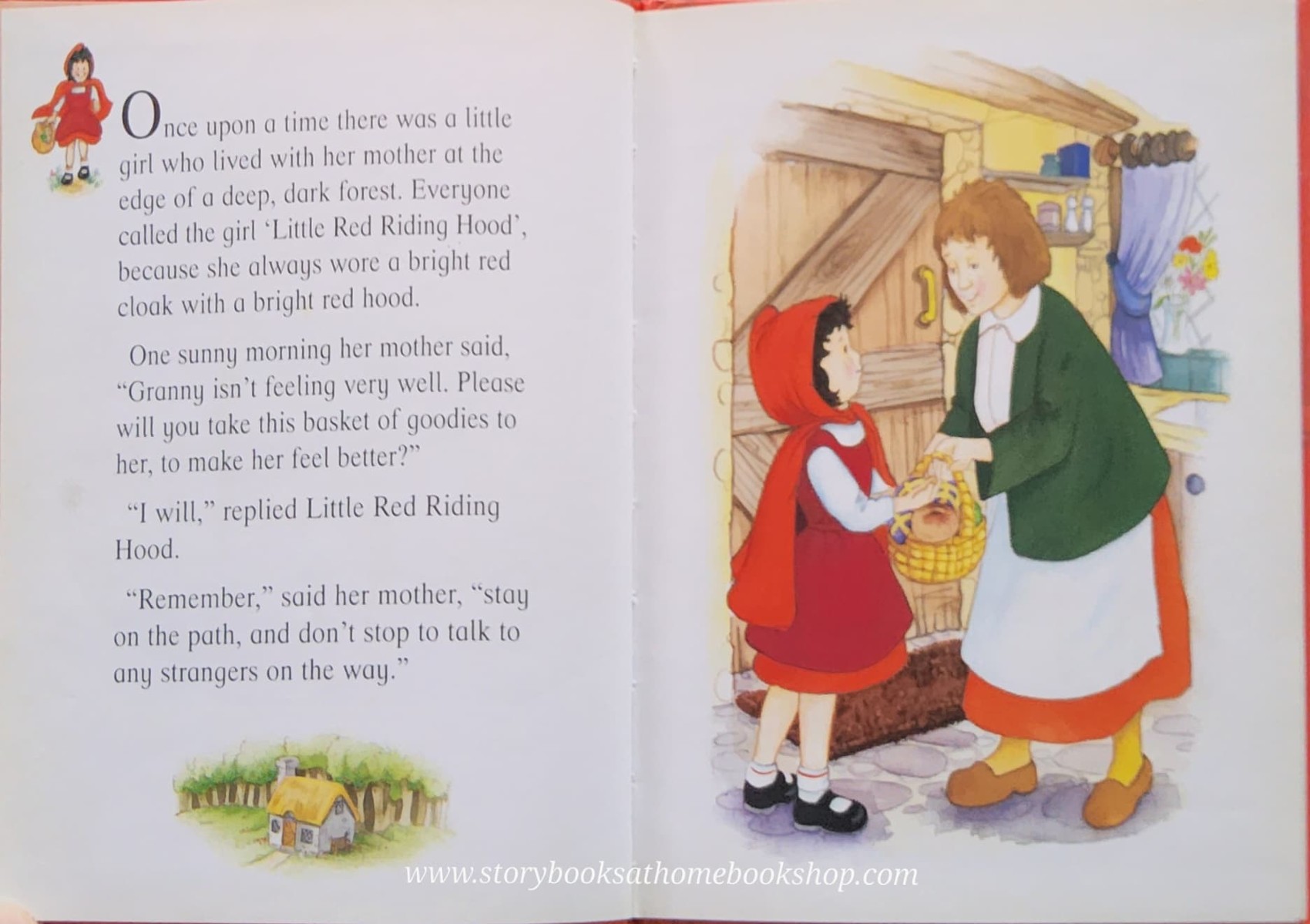หนังสือนิทานปกแข็ง ** ♥️♥️TREASURED TALES:LITTLE RED RIDING HOOD