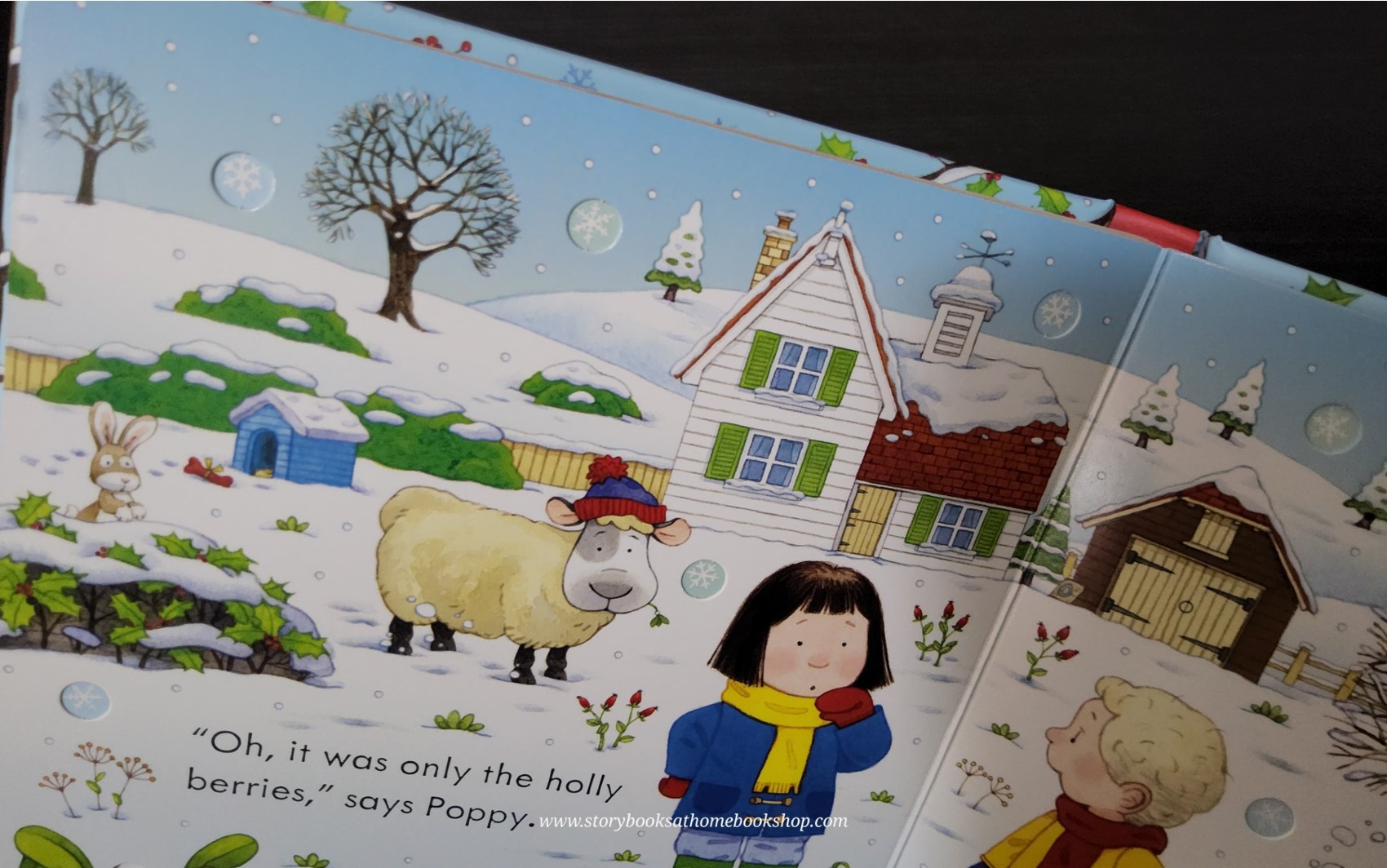FLAP BOARD BOOK ** 🍅🍓USBORNE FARMYARD TALES:POPPY AND SAM'S CHRISTMAS