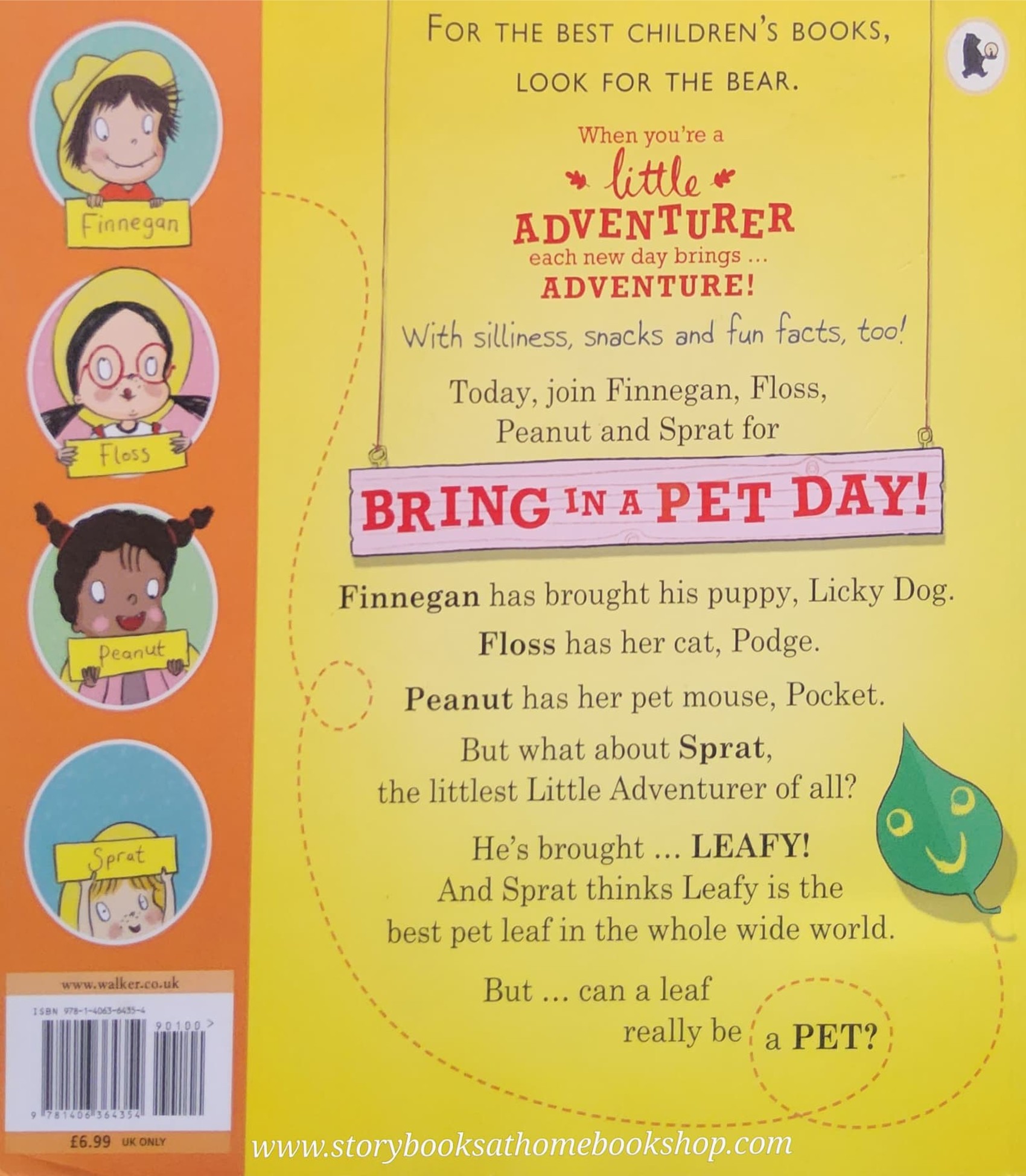 หนังสือนิทานปกอ่อน** 🍅🍓LITTLE ADVENTURERS: LEAFY THE PET LEAF