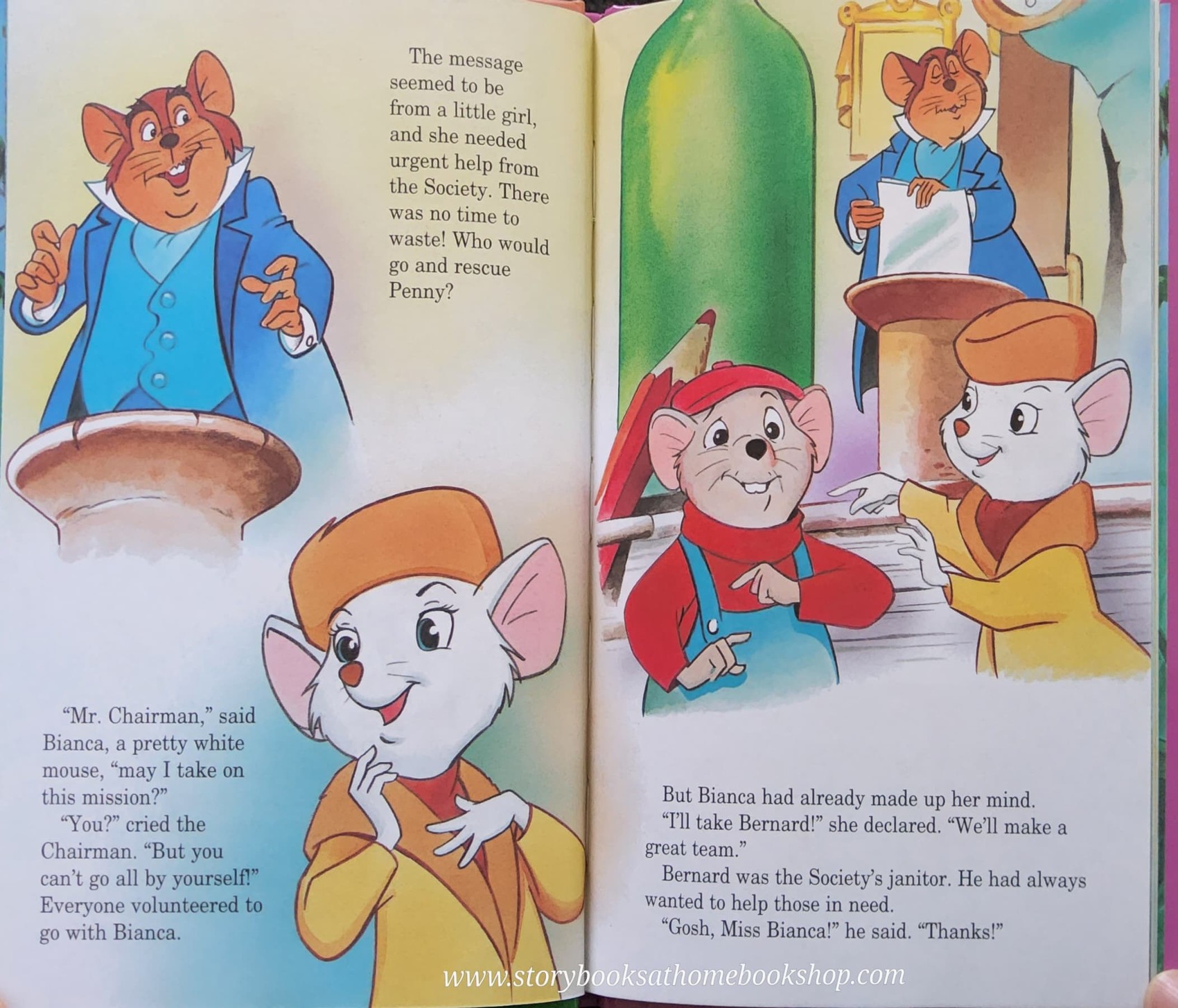 หนังสือนิทานปกแข็ง** 🍅🍅DISNEY THE RESCUERS