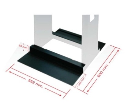 STEEL BASE (Option for Network Rack) ขาเหล็กชนิดฐานแผ่น