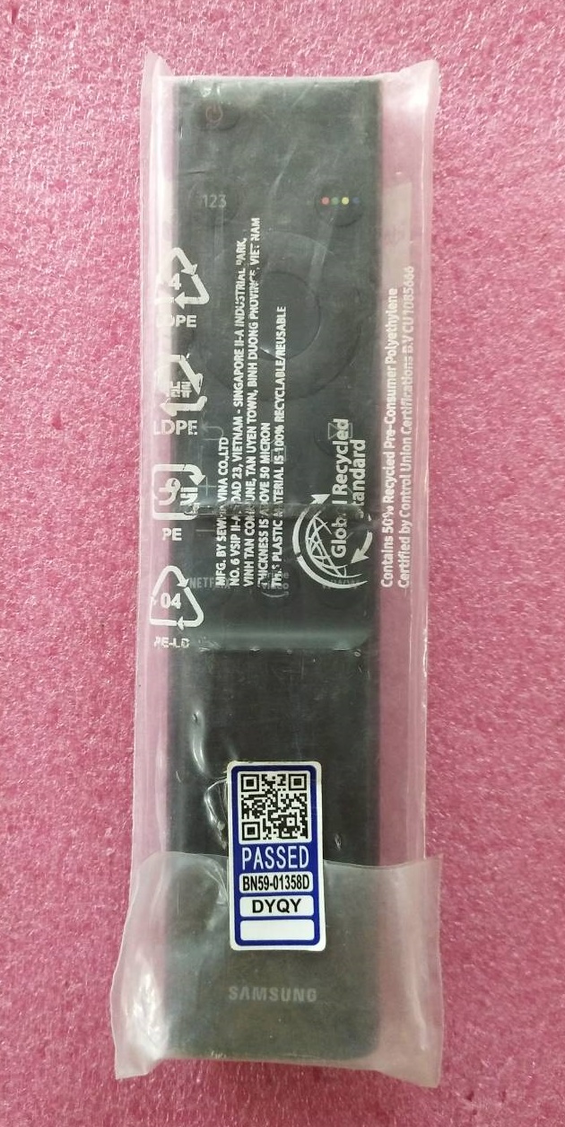 รีโมททีวีซัมซุง(Remote control for samsung tv) ของใหม่มากับเครื่องยังไม่ได้ใช้งาน พาร์ทBN59-01358D ใช้ได้กับรุ่นหรือพาร์ทที่ตรงกัน