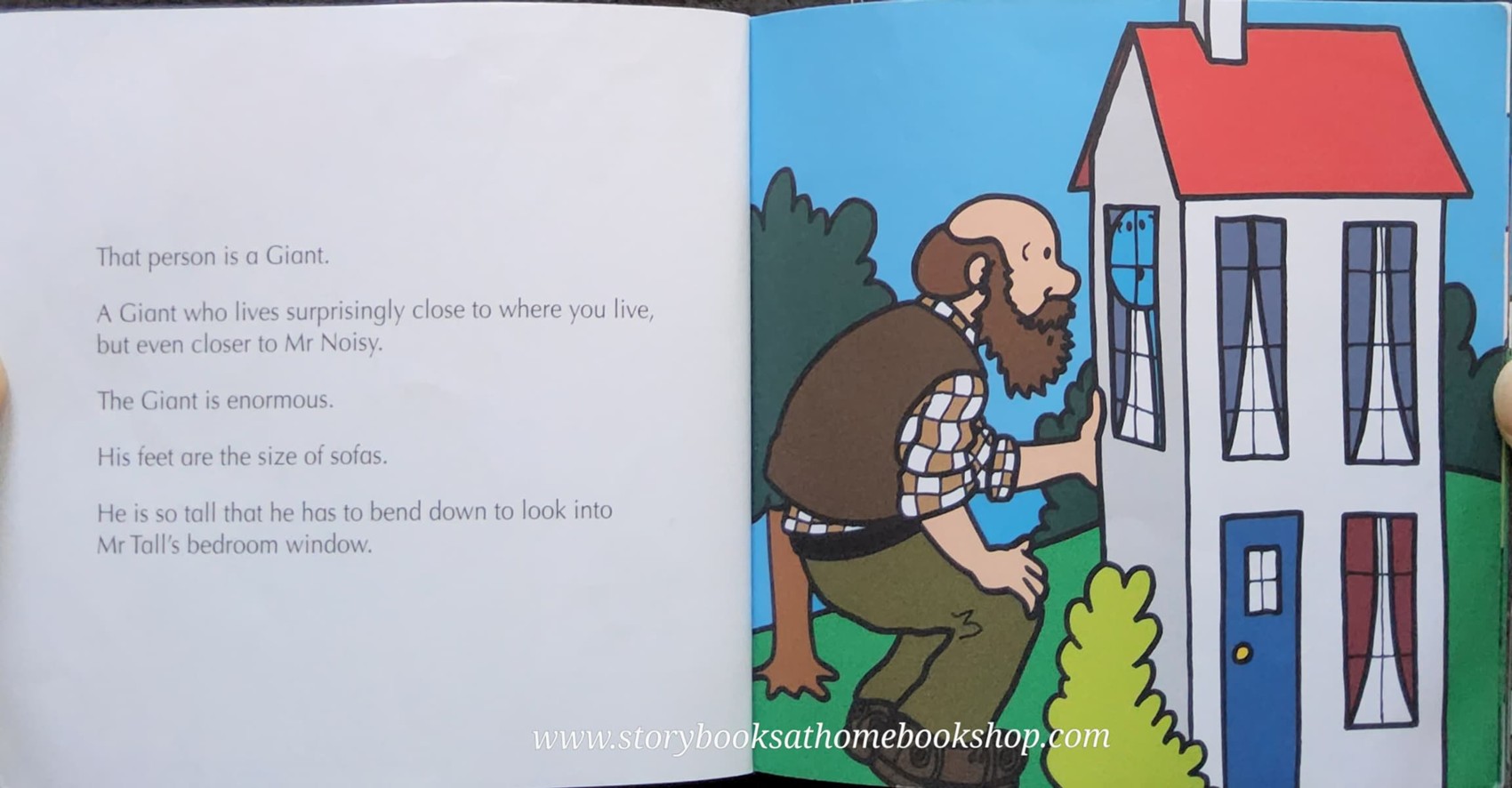 LITTLE MISS&MR.MENð ð
ð
MR.NOISY AND THE GIANT by Roger Hargreaues