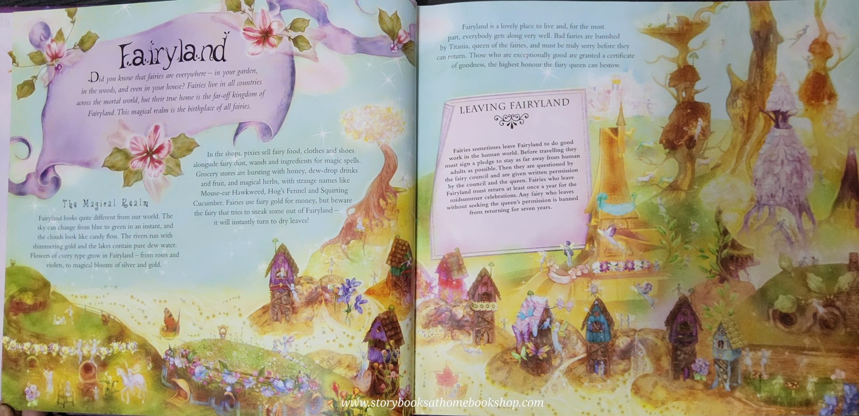 หนังสือนิทานปกแข็ง* 🍓🍓FAIRYLAND MAGIC SECRET! (WITH CD AND WIRTIRAL 3D POP UP)