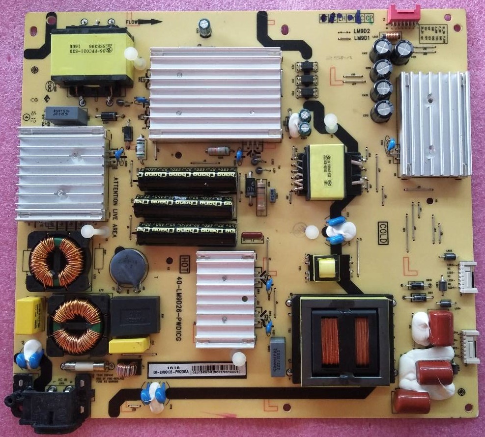 ซับพลายทีวี ทีซีแอล TCL ของแท้มือสองถอดจากเครื่อง ใช้กับรุ่น LED55Q7700 พาร์ท 40-LM9D26-PWD1CG