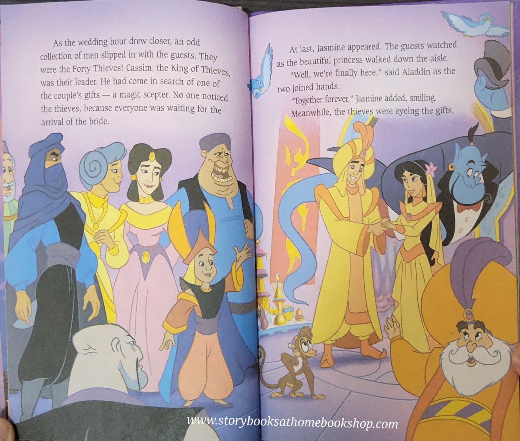 หนังสือนิทานปกแข็ง** 🍅🍅DISNEY: ALADDIN AND THE KING OF THIEVES