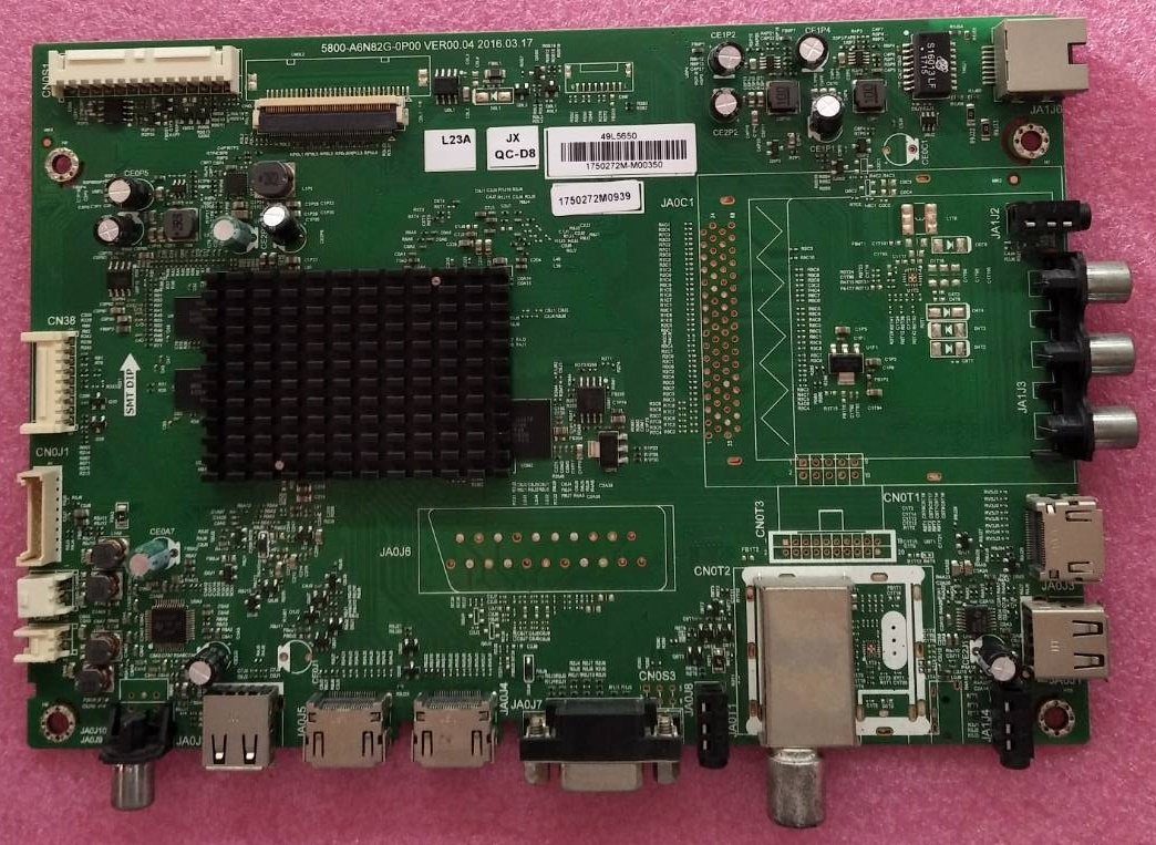 เมนบอร์ดโตชิบา (Main Board Toshiba) บอร์ดมือสองพร้อมใช้งาน รุ่น49L5650VT พาร์ท5800-A6N82G-0P00