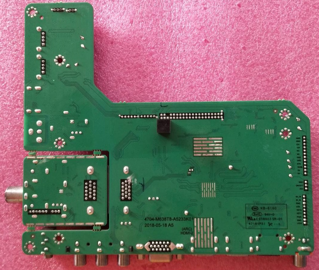 เมนบอร์ดทีวีฟิลลิปส์(Mainboard TV PHILIPS) มือสองพร้อมใช้งาน รุ่น50PUT6002S/67 พาร์ท MSD6A638-T8E2 เวอร์ชั่นT-CON CV500U1-T01-CB-1