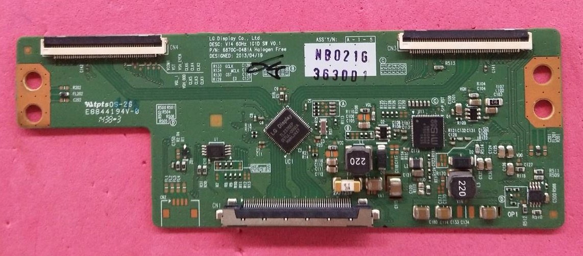 ทีคอนแอลจี (T-CON LG)ของแท้ถอดจากเครื่อง รุ่น 42LB551T 49LB551T 47LY3400C 49LF550T พาร์ท 6870C-0481A
