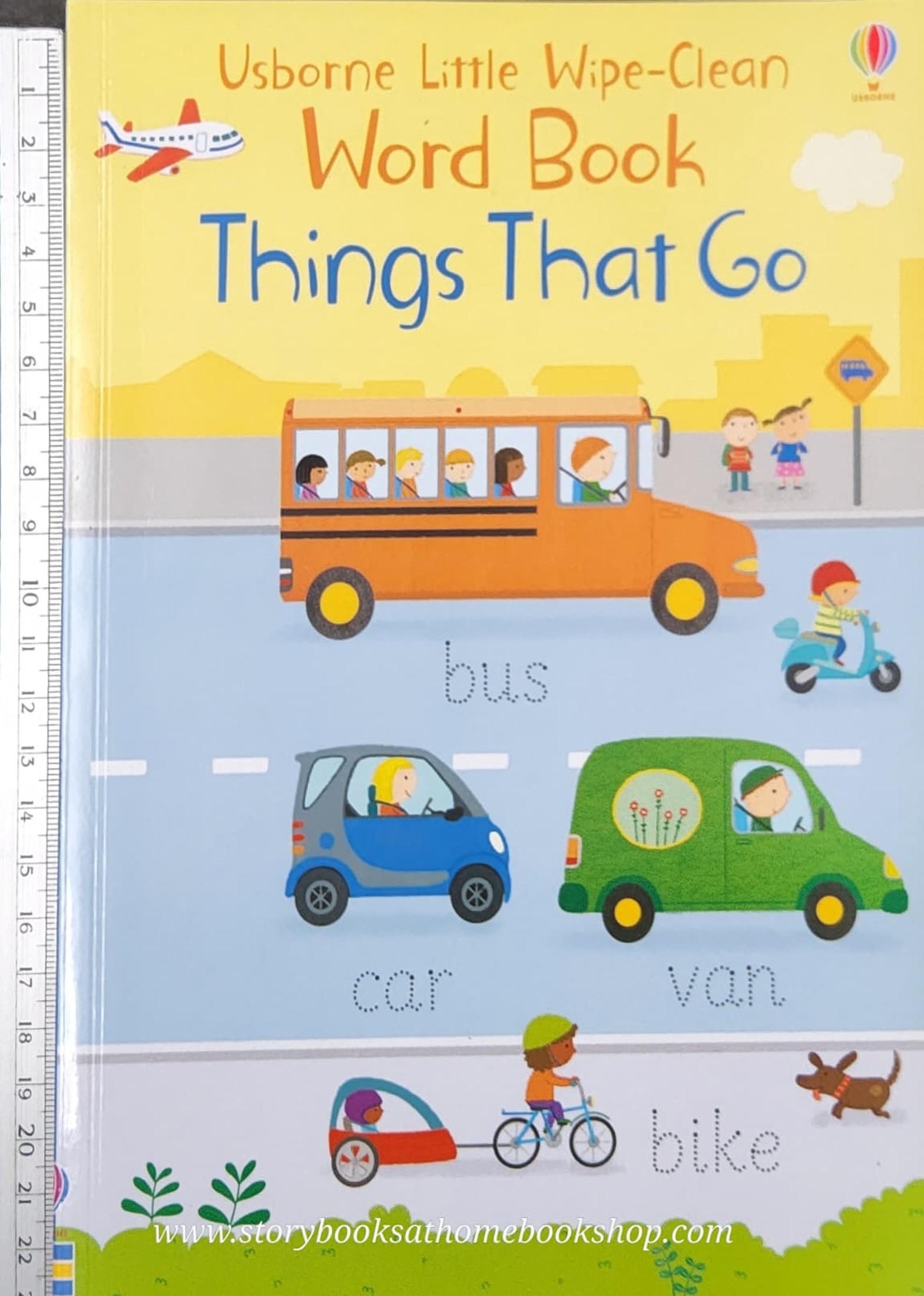 Activity Book** ♥️Usborne Little Wipe-Clean Word Book Things That Go