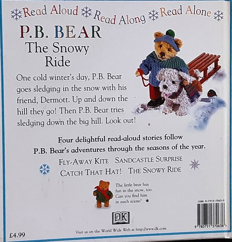 หนังสือนิทานปกแข็ง** 🍅🍓 P.B.BEAR THE SNOWY RIDE