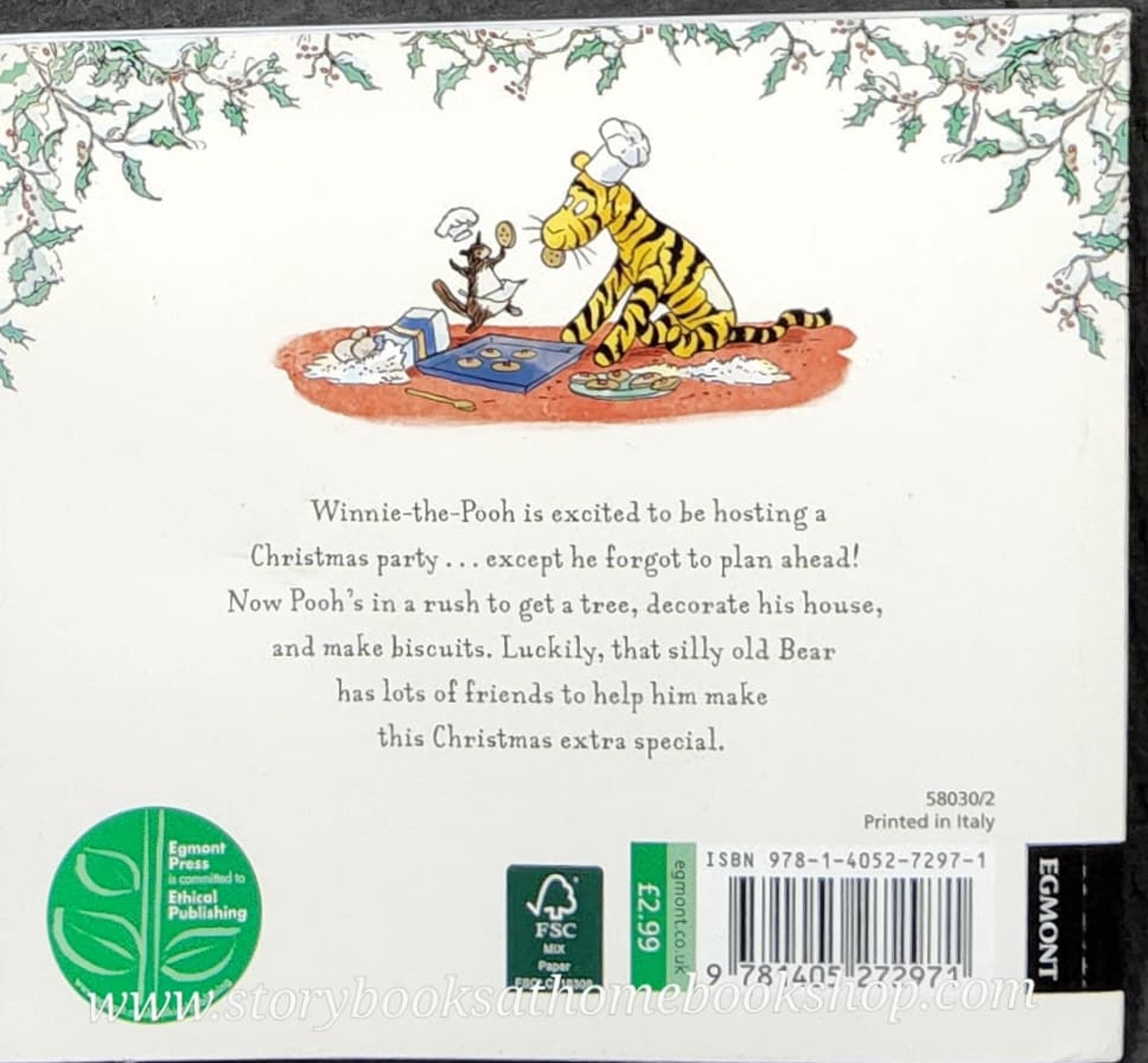 หนังสือนิทานปกอ่อน** 🍅🍓WINNIE THE POOH:POOH'S CHRSTMAS PARTY