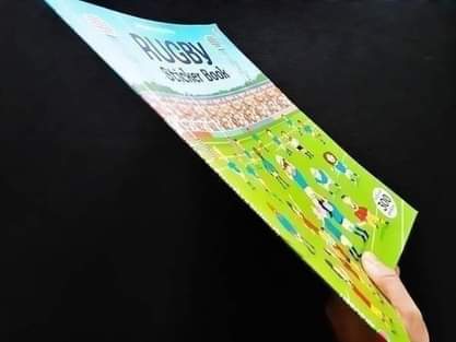 Activities Book 🍅🍓USBORNE Activities RUGBY Sticker Book (300stickers)