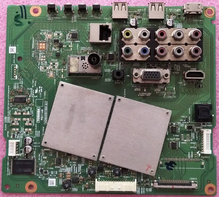 เมนบอร์ดทีวี โตชิบ้า TOSHIBA อะไหล่แท้/ของถอดจากเครื่อง ใช้กับรุ่น 39L3300VT