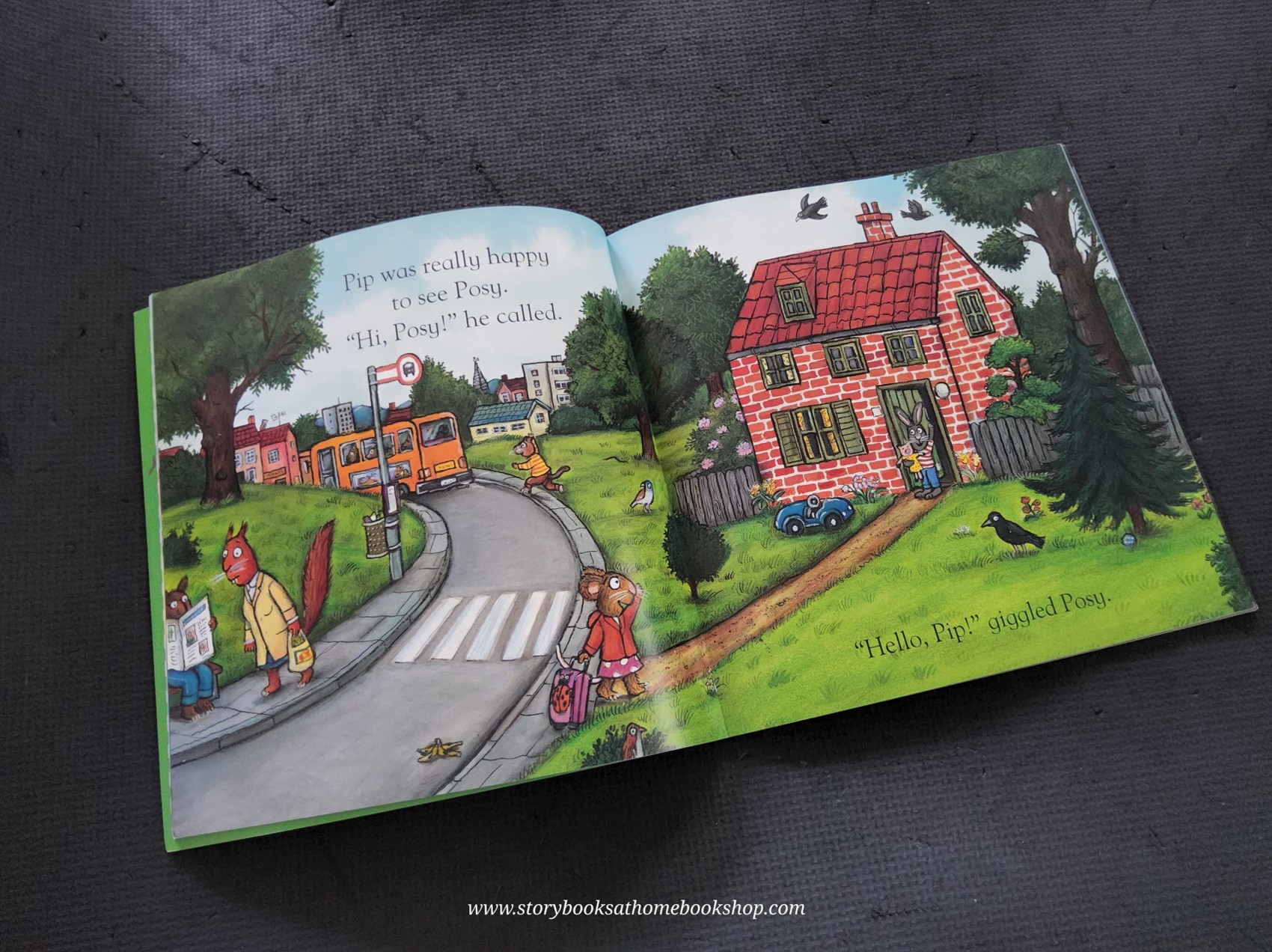 หนังสือนิทานปกอ่อน** 🍅🍓PIP AND POSY THE BEDTIME FROG BY AXEL SCHEFFLER