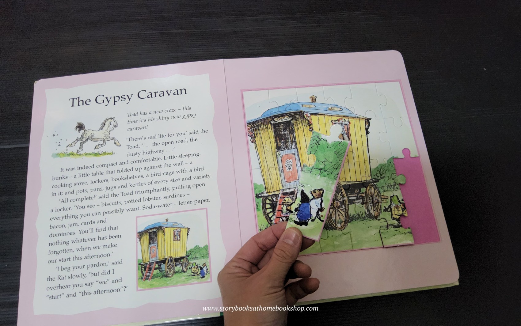 **JIGSAW BOARD BOOK** 🍅🍓THW WIND IN THE WILLOWS JIGSAW BOOK WITH 7 JIGSAWS