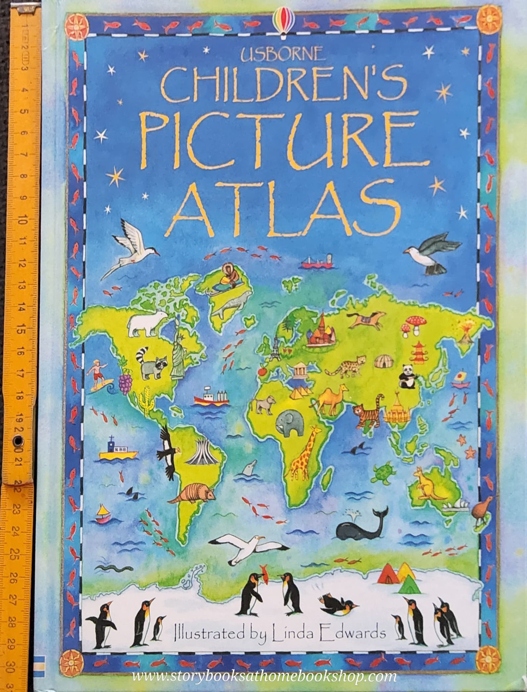 KNOWLEDGE BOOK** 🍅USBORNE CHILDREN'S PICTURE ATLAS