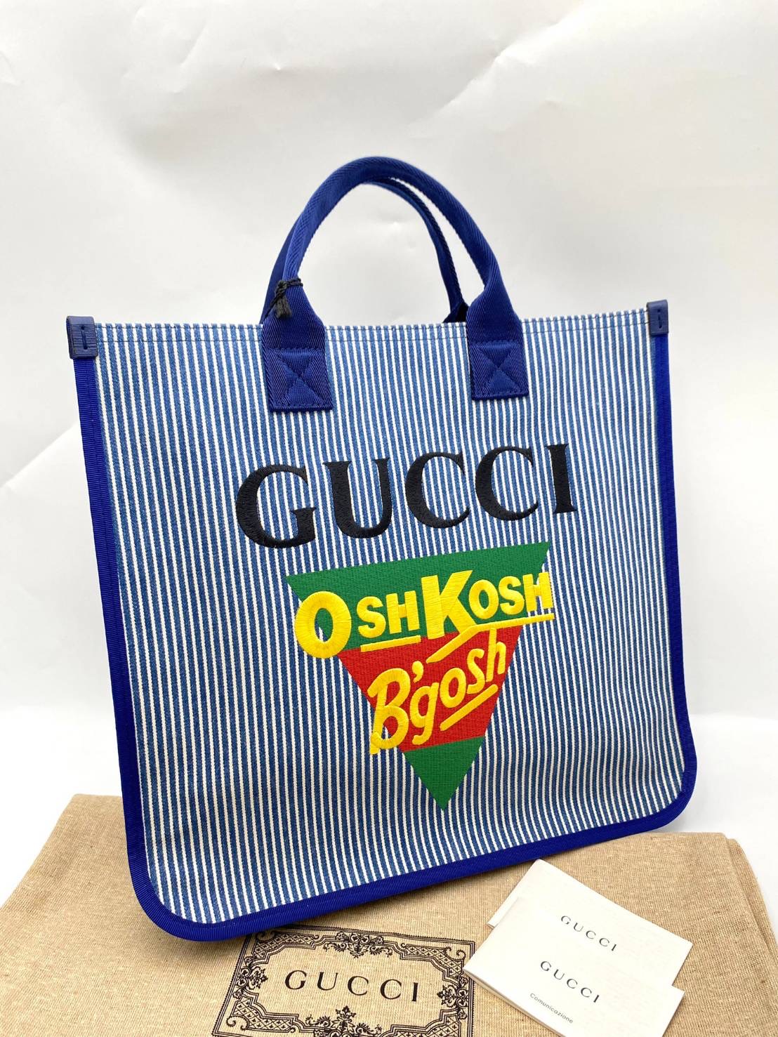 โปร New Gucci tote ขนาด : 33.5x31x8 ซม. อุปกรณ์ : ถุงผ้า การ์ด ป้ายห้อย