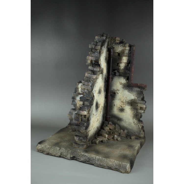 Diorama 1/6 งานฉากไดโอราม่า ฉากซากกำแพงสูง32CM งานผ้า 1/6 12นิ้ว