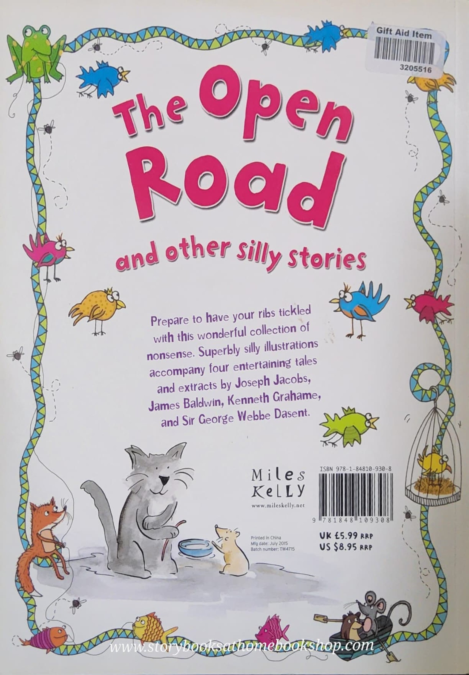 หนังสือนิทานปกอ่อน** 🍅THE OPEN ROAD FROM THE WIND IN THE WILLOWS AND OTHER SILLY STORIES