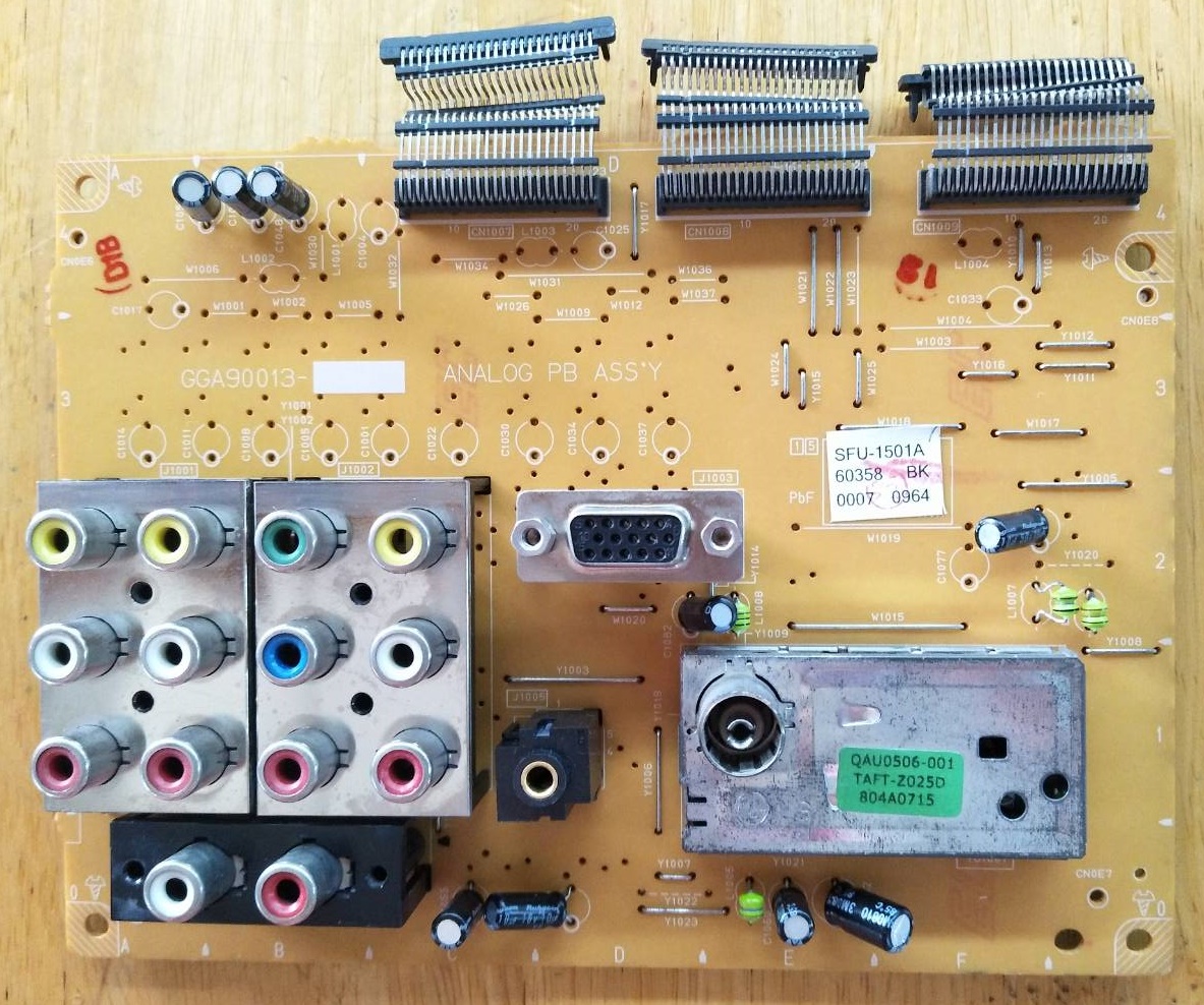 BOARD/AV/JUNNER JVC อะไหล่แท้/ของถอด ใช้กับรุ่น LT-32EX18