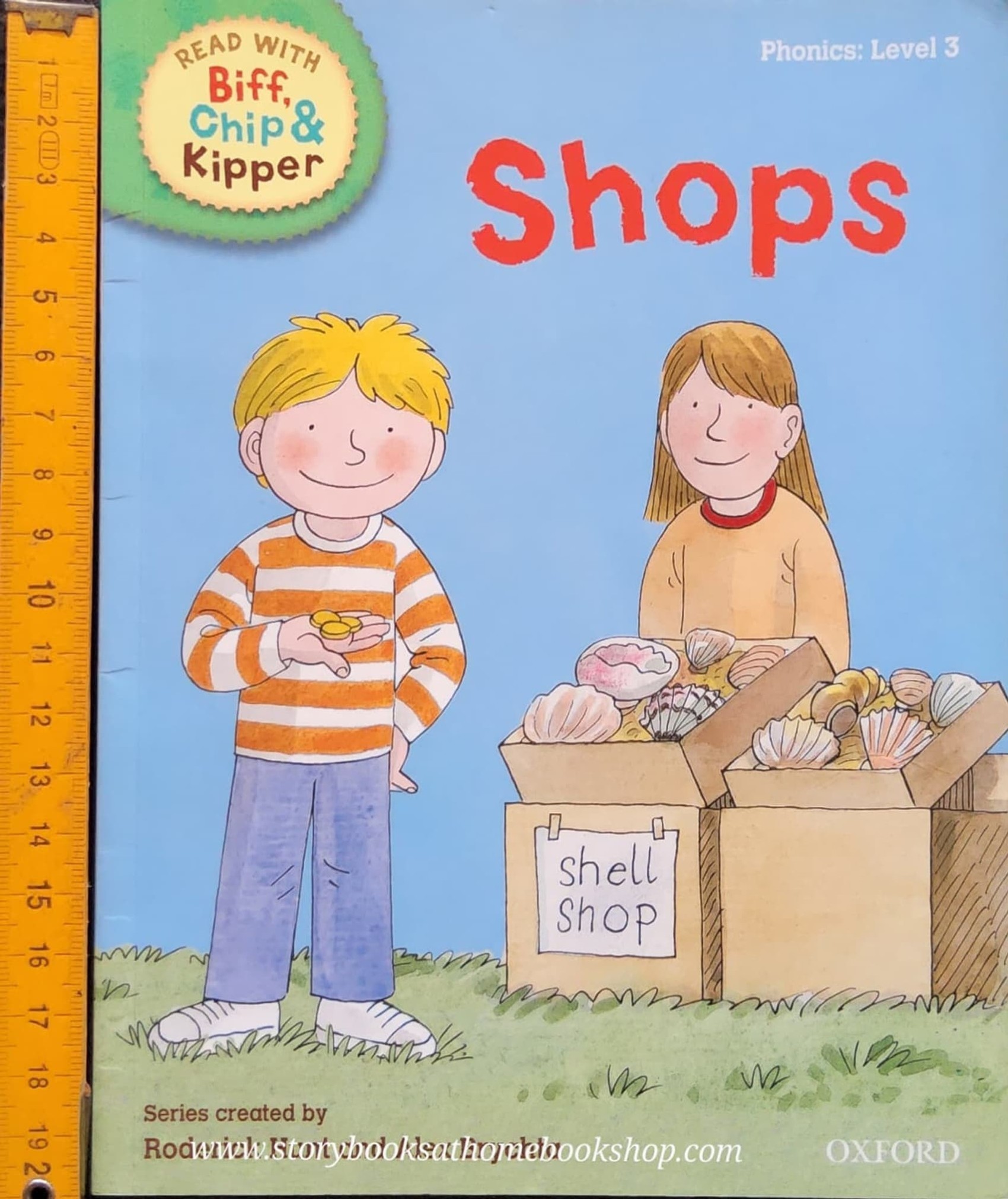 หนังสือนิทานปกอ่อน** 🍓🍓Biff Chip&Kipper:Phonics Level3:SHOPS
