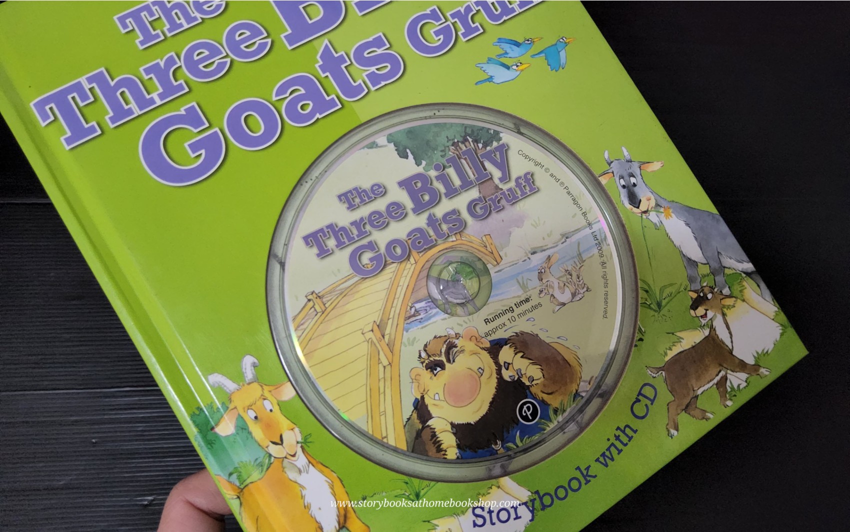 หนังสือนิทานปกแข็ง** 🍅🍅MY FIRST FAIRYTALES:THE THREE BILLY GOATS GRUFF WIH CD