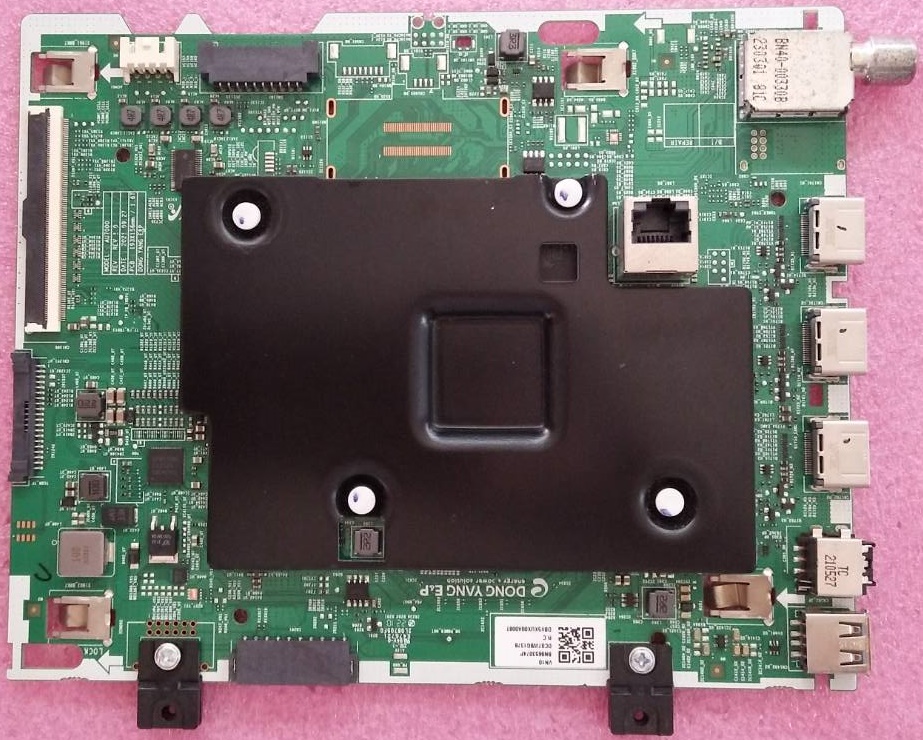 เมนบอร์ดทีวีซัมซุง Samsung มือสองพร้อมใช้งาน รุ่นUA55AU7700KXXT พาร์ท BN96-53074P ใช้กับเวอร์ชั่น FB02 (ก่อนสั่งเทียบรูปบอร์ดและดูเวอร์ชั่นด้วย)
