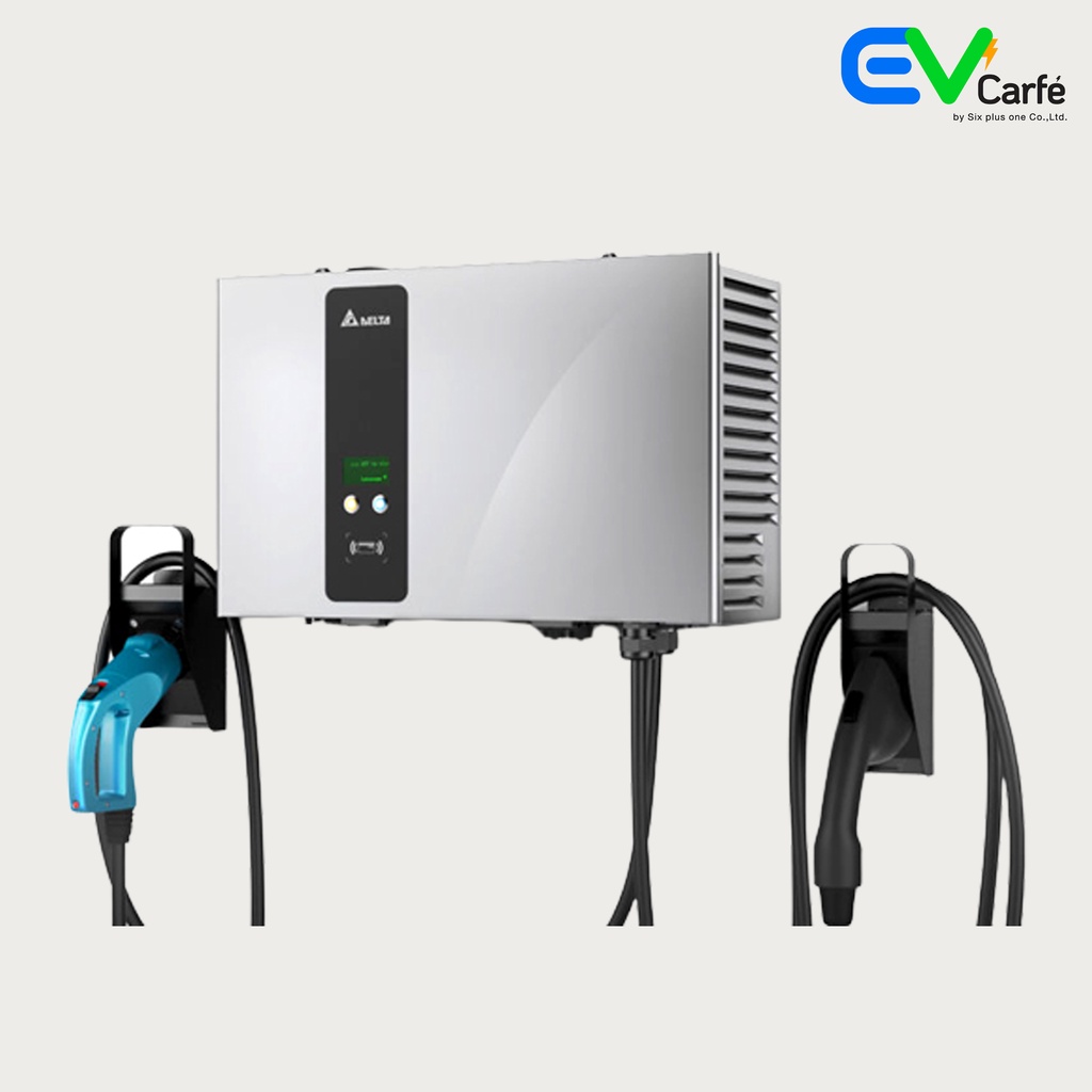 เครื่องชาร์จรถยนต์ไฟฟ้า เครื่องชาร์จรถ EV สถานีชาร์จรถไฟฟ้า EV Charger Delta DC WallBox 25KW เฉพาะเครื่อง ไม่รวมค่าติดตั้ง