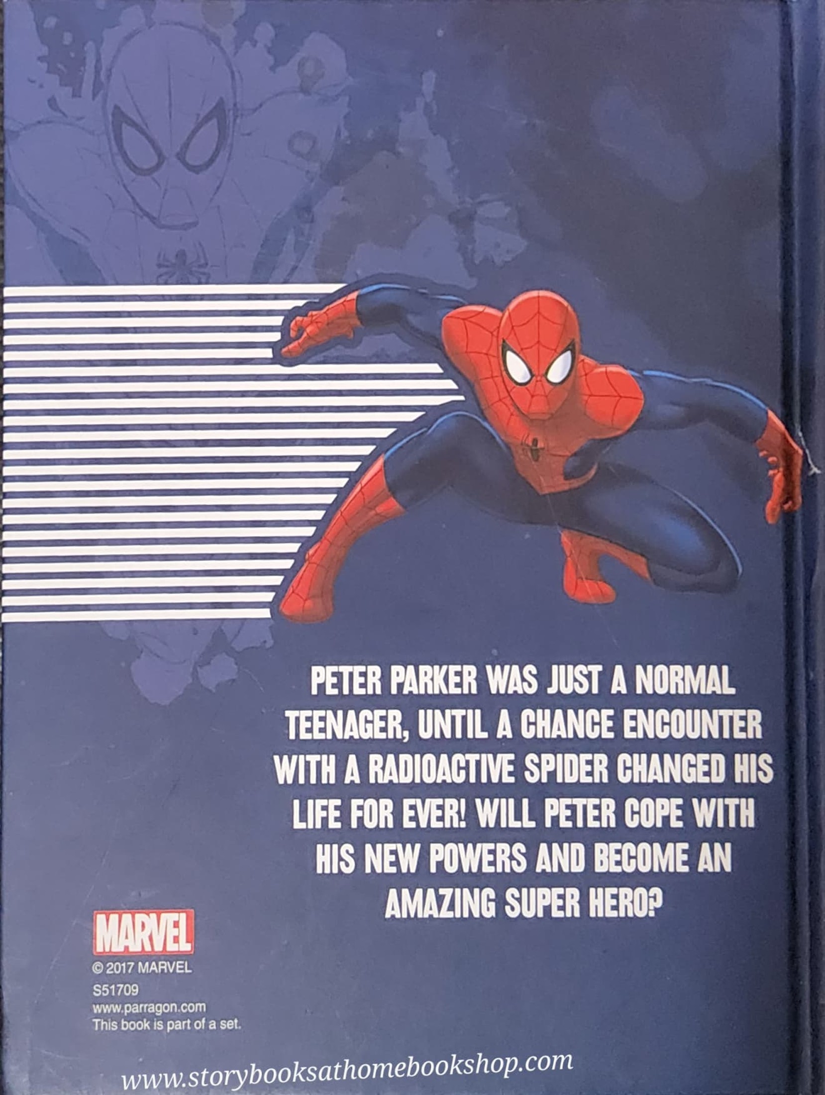 หนังสือนิทานปกแข็ง** 🍅🍅MARVEL ULTIMATE SPIDER-MAN ORIGIN STORY