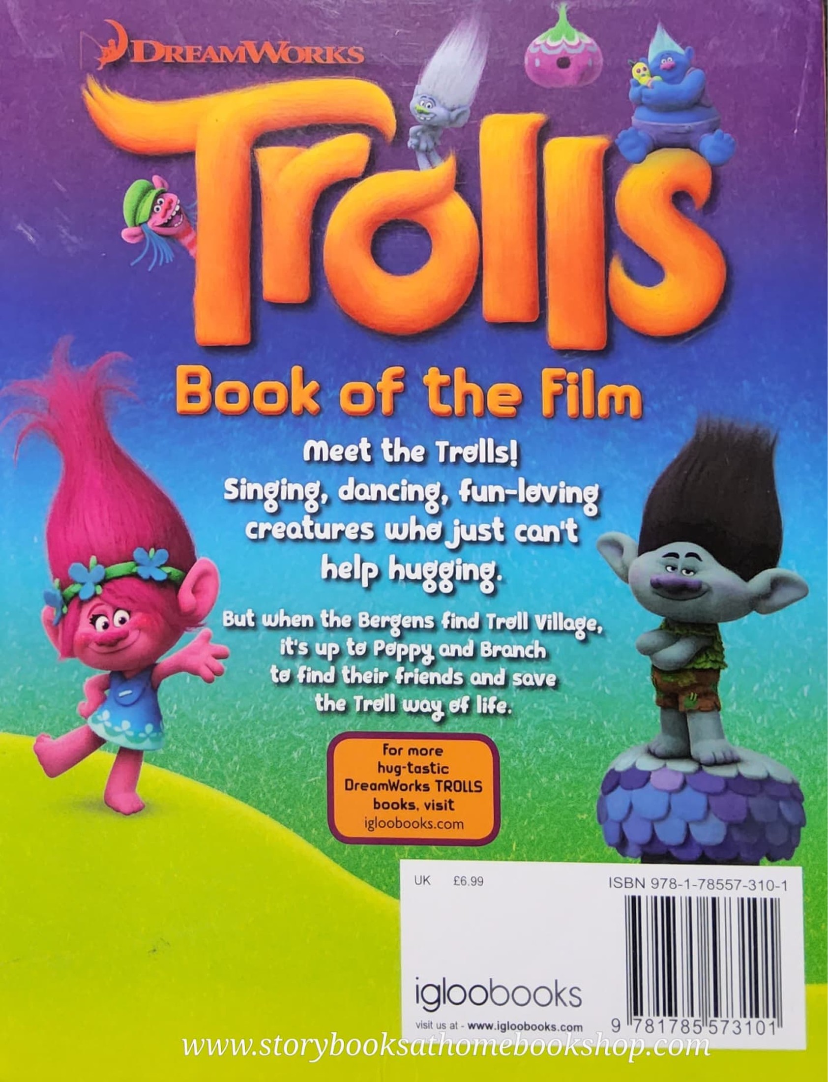 หนังสือนิทานปกอ่อน** 🍅🍓TROLL BOOK OF THE FILM (ปกกริทเตอร์คะ)