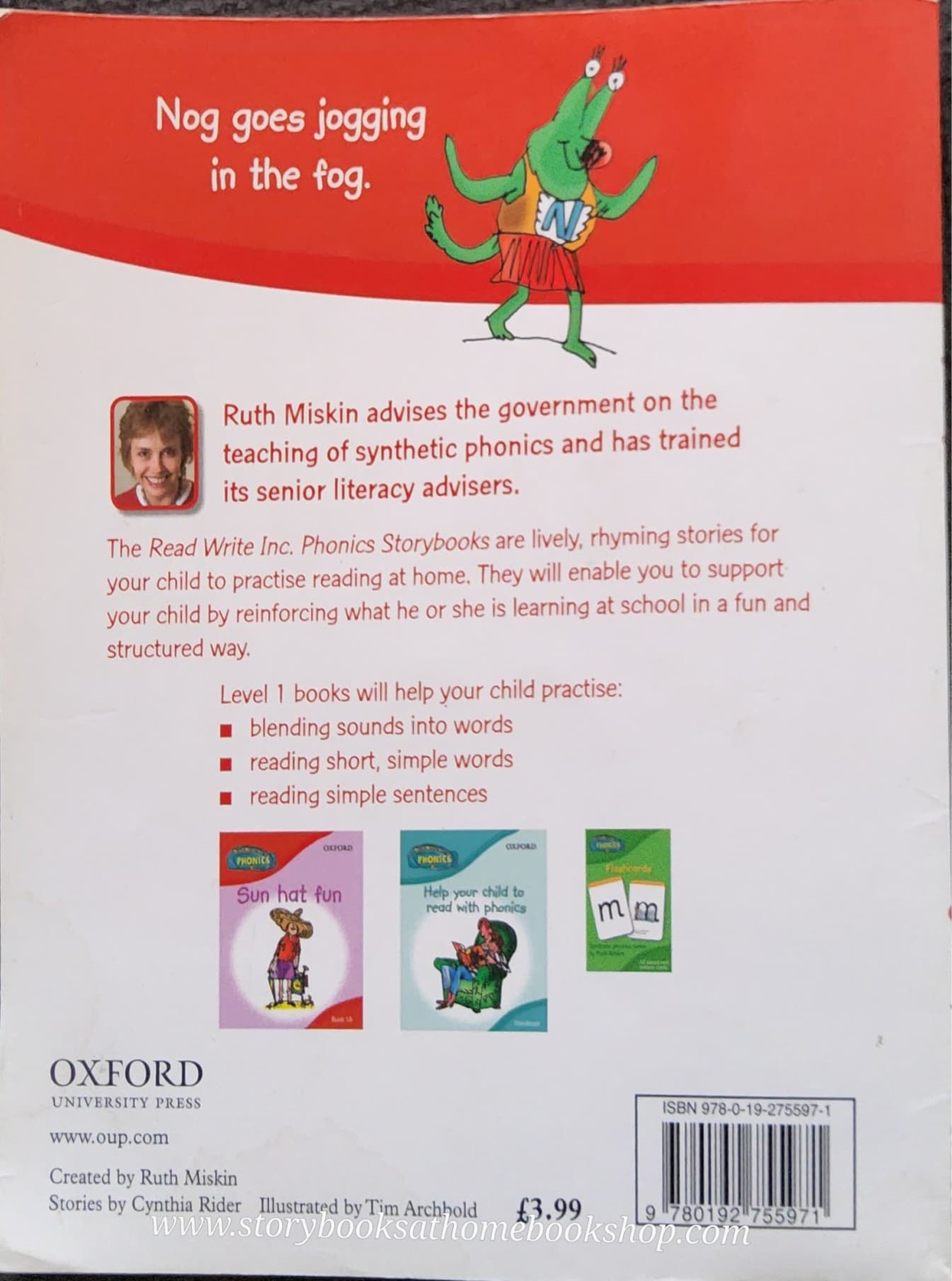 หนังสือนิทานปกอ่อน** 🍅🍓OXFORD Read with Inc. PHONICS: Nog in the fog