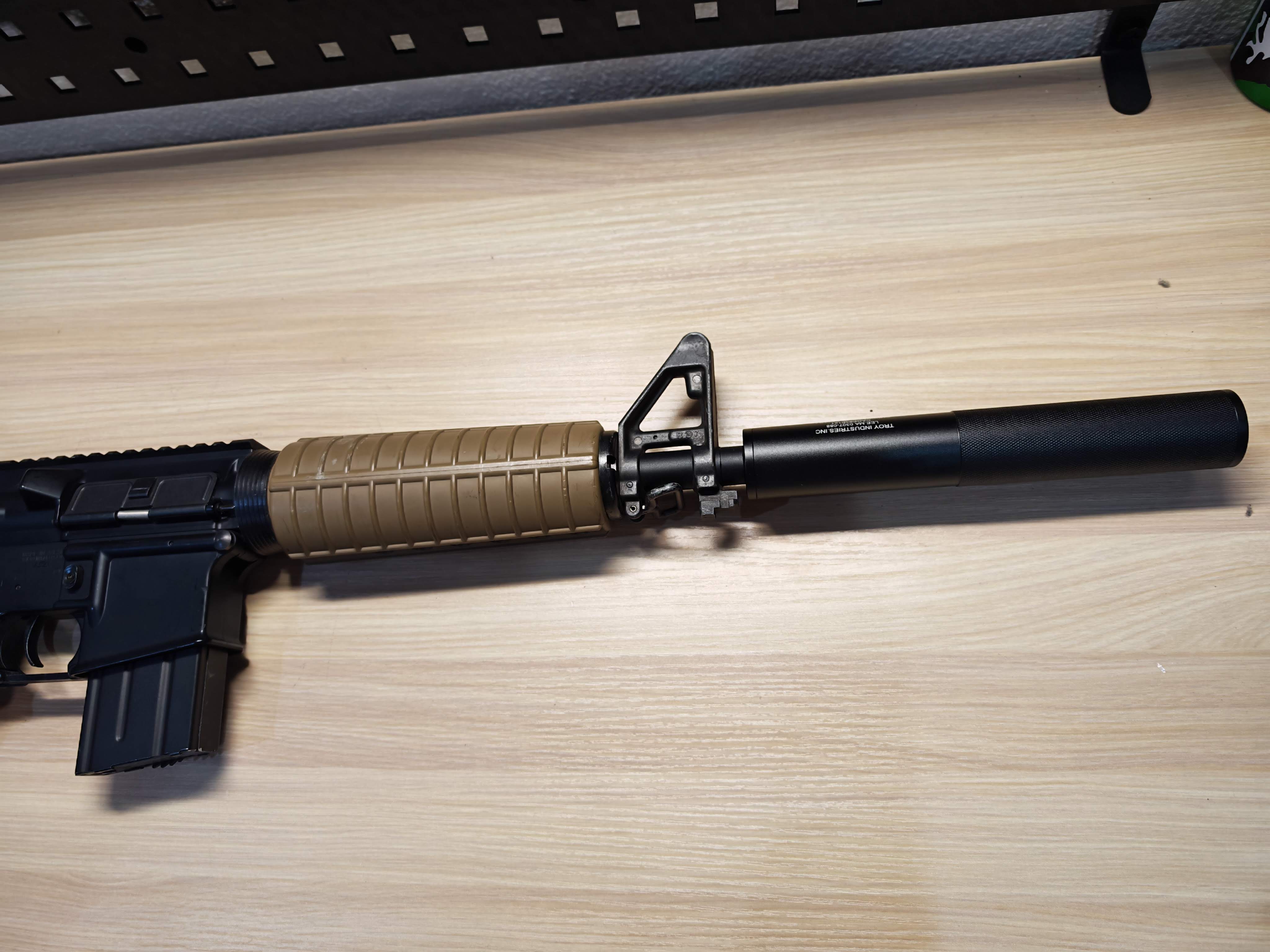 Tokyo Marui M933 Commando M4 + ที่เก็บเสียง AEG BB Gun บีบีกัน Airsoft Gun ปืนอัดลม ปืนยาวไฟฟ้า มือสอง