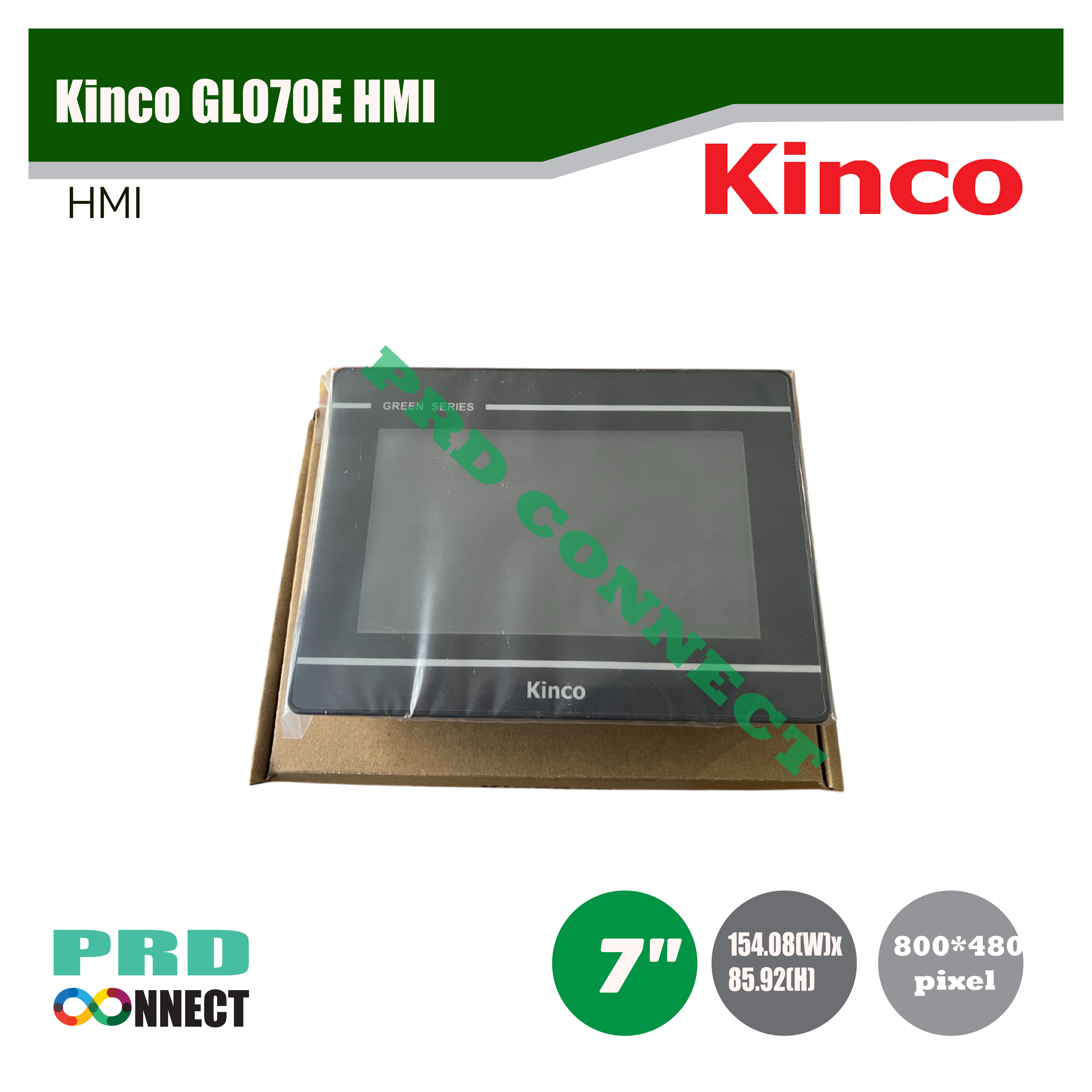 Kinco GL070E HMI (Ethernet) GL070E หน้าจอสัมผัสขนาด7นิ้ว HM