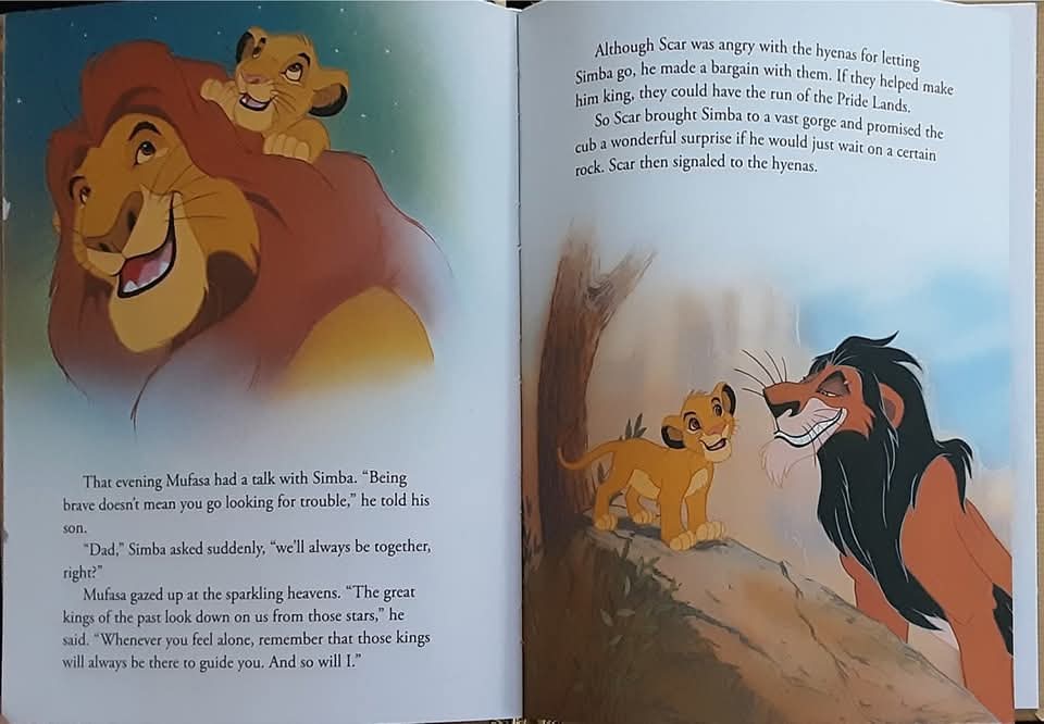 หนังสือปกแข็ง** 🍅🍓DISNEY THE LION KING ปกทอง