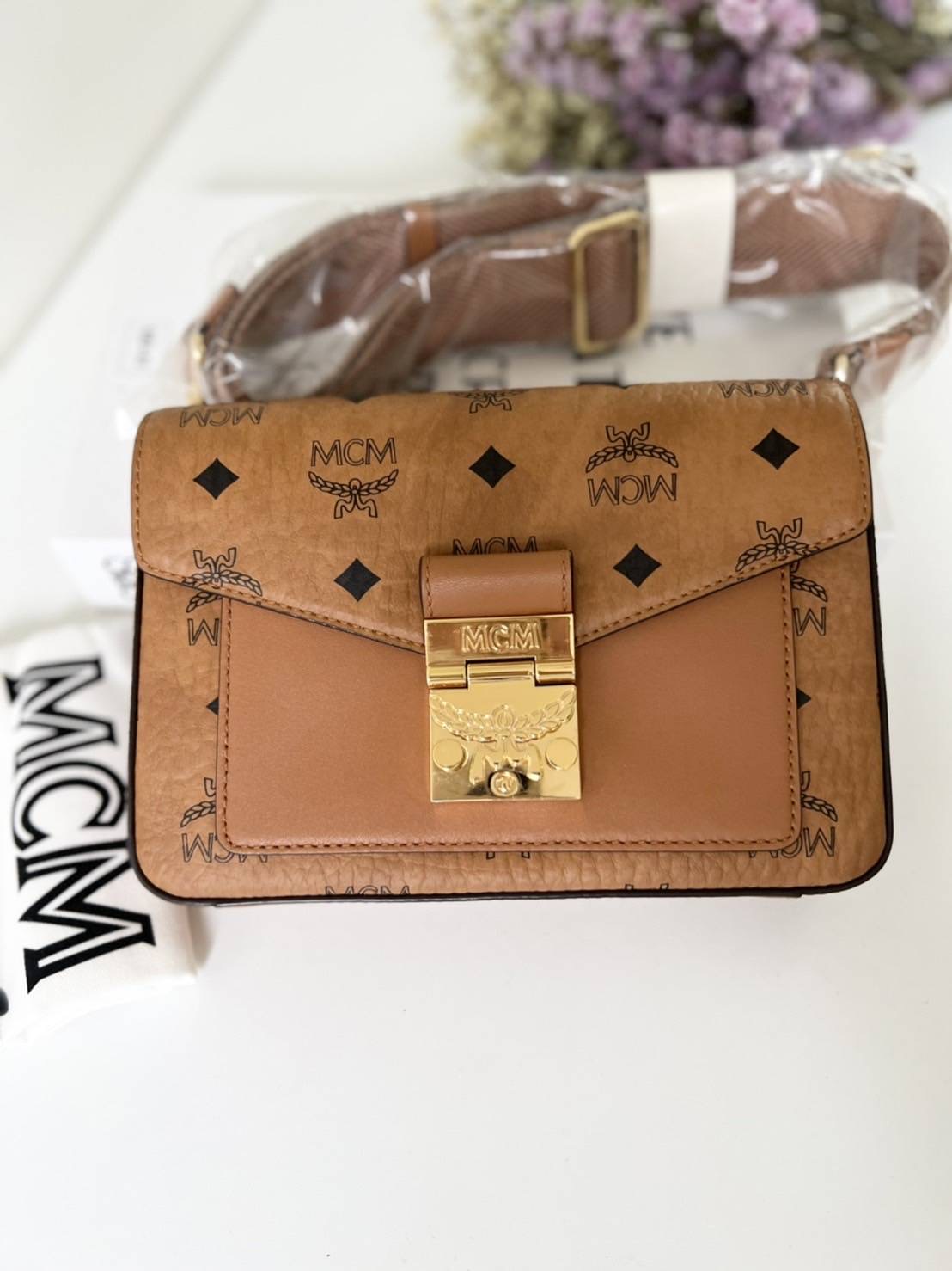 New Mcm millie crossbody