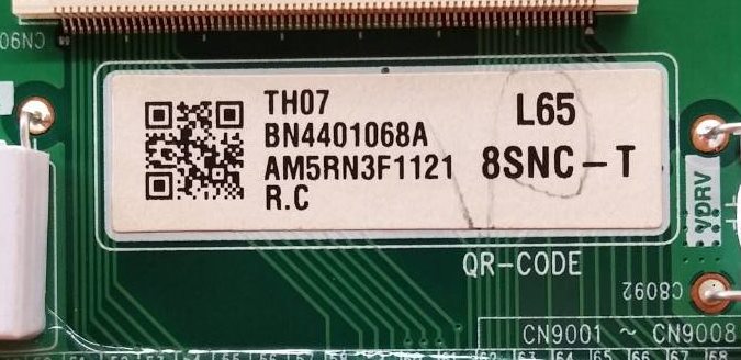 ไดรท์ LED ทีวีซัมซุง อะไหล่แท้/ของถอดจากเครื่องใหม่ รุ่นQA65Q800TAKXXT :BN44-01068A