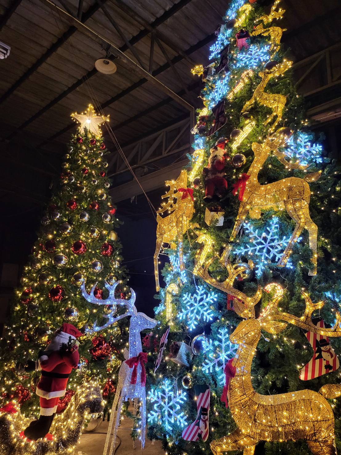 แบบต้นคริสต์มาสปลอมตกแต่งยอดนิยม ขนาด 15ฟุต พร้อมบอลประดับ