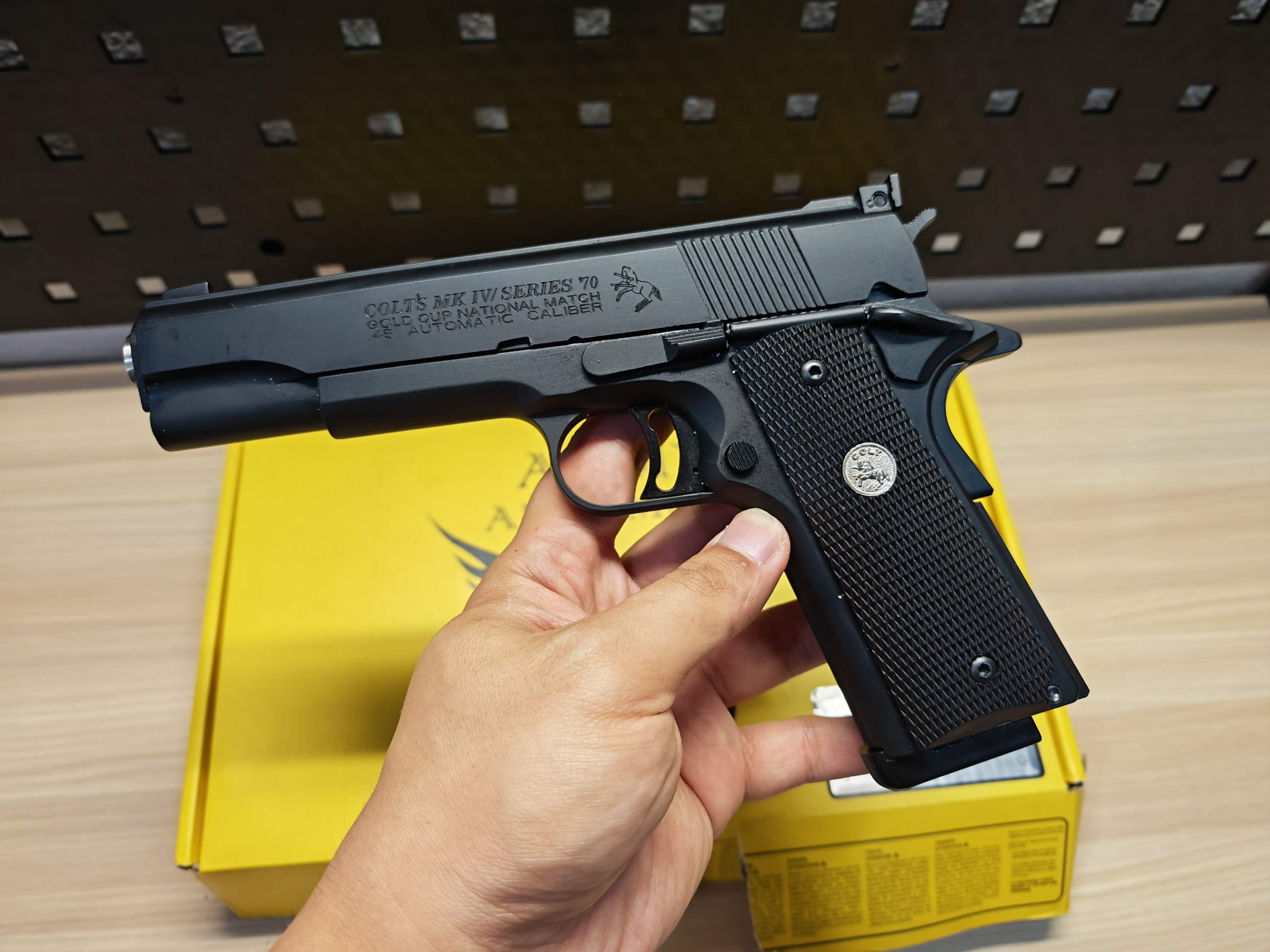 Army Armament R29 M1911 Colt MK IV Series 70 Gold Cup National Match GBB BB Gun บีบีกัน Airsoft Gun ปืนอัดลม ปืนสั้นแก๊ส มือสอง