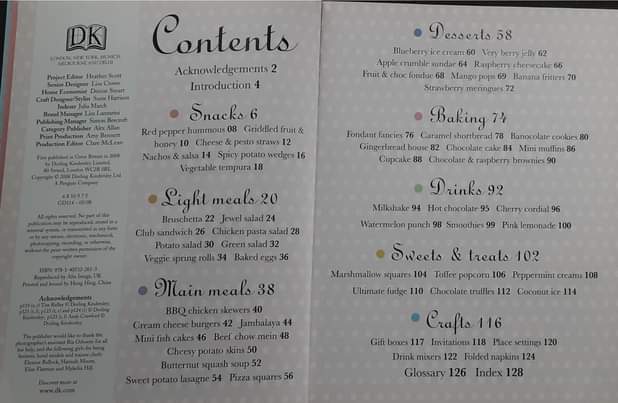 Cookery Book** ð
ðCookbook for Girls