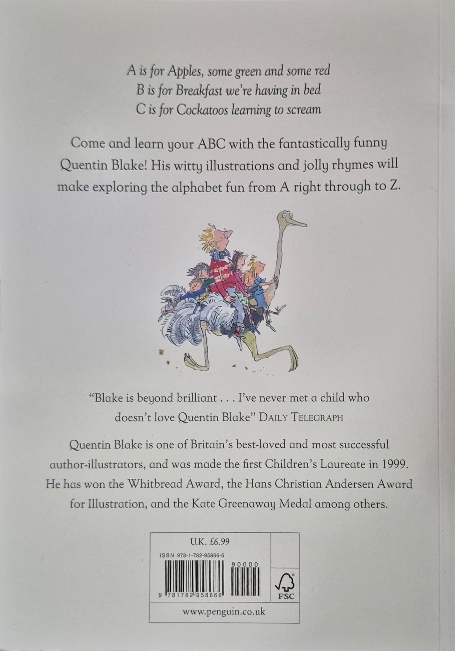 หนังสือนิทานปกอ่อน ** 🍅🍓ABC BY QUENTIN BLAKE