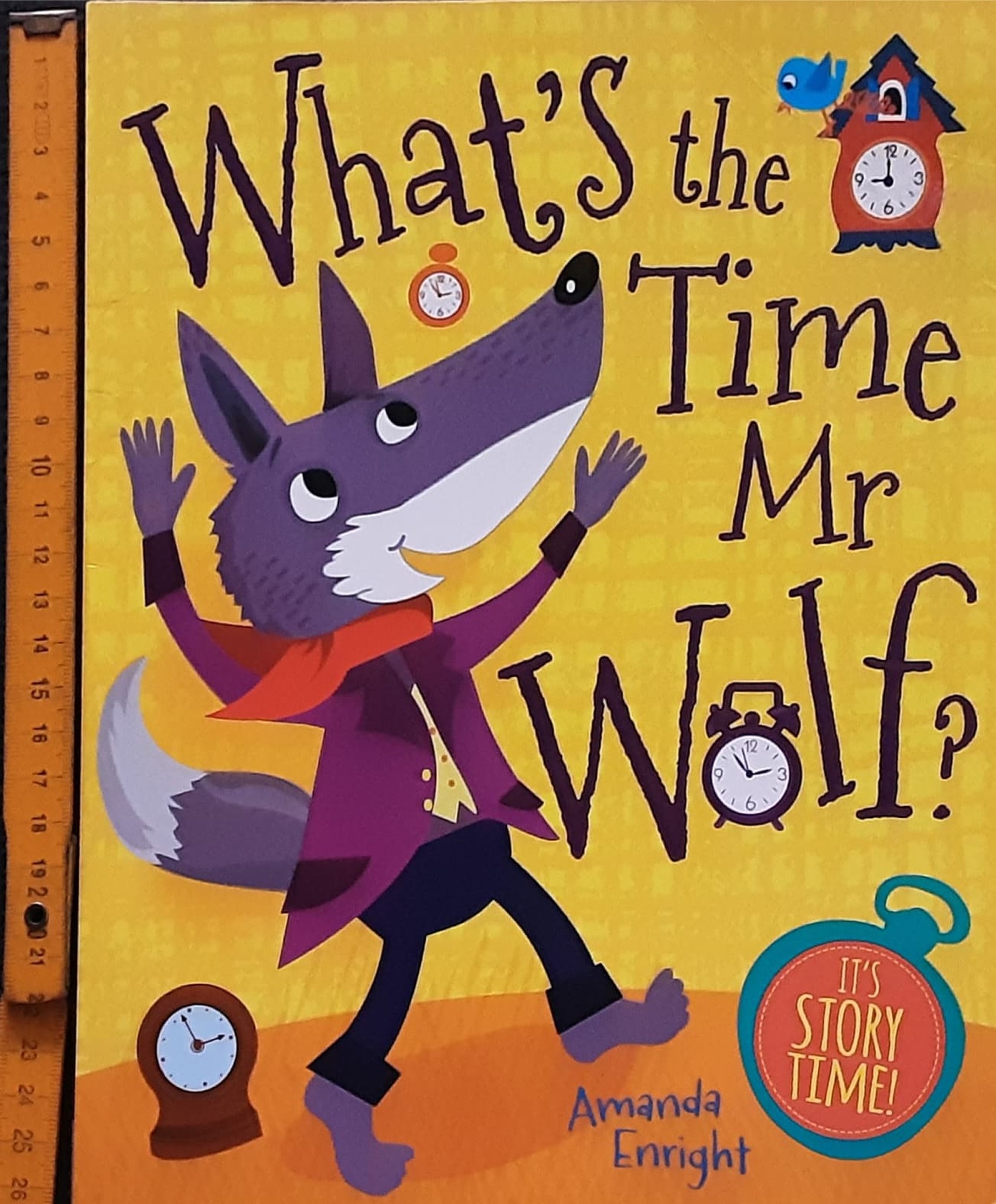 หนังสือนิทานปกอ่อน** 🍅🍓WHAT'S THE TIME MR WOLF?