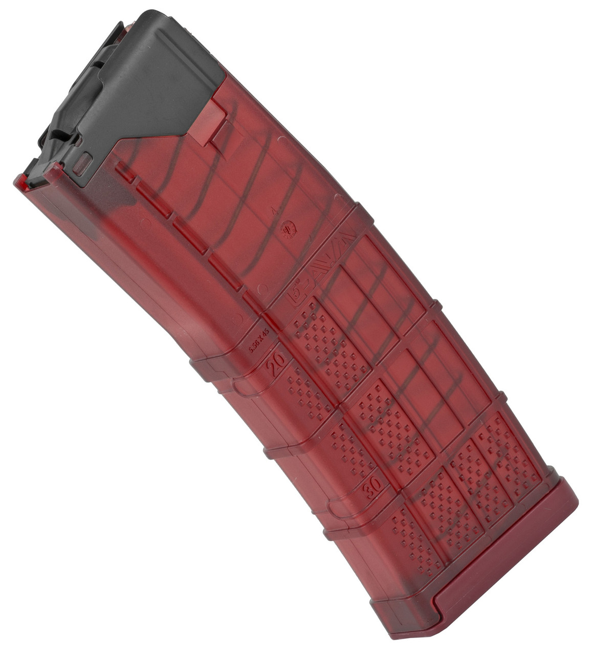 LANCER SYSTEMS - L5AWM 5.56mm Translucent (RED) Magazines
