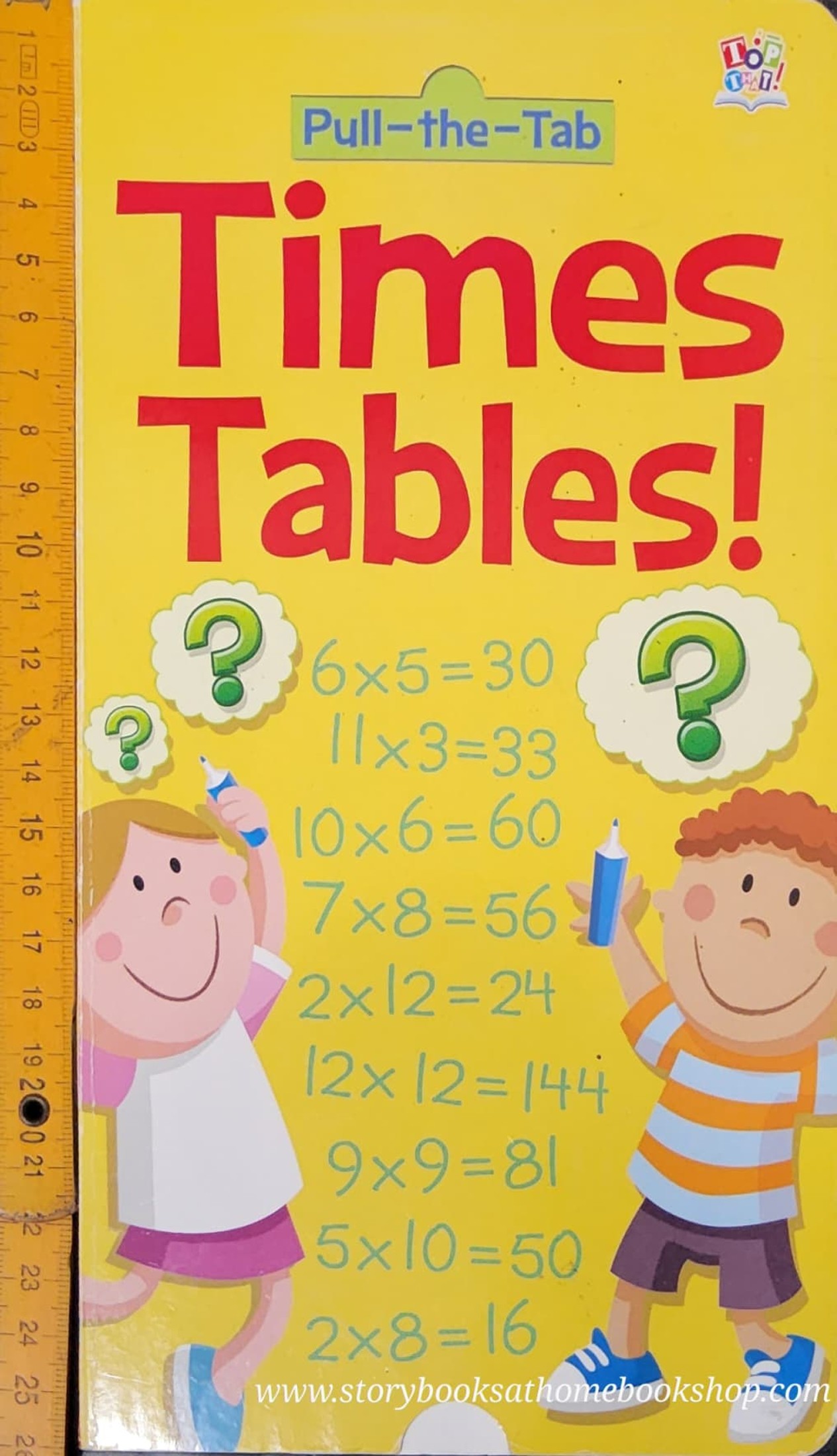 MATH BOOK** 🍅🍓PULL-THE-TAB:TIMES TABLES!
