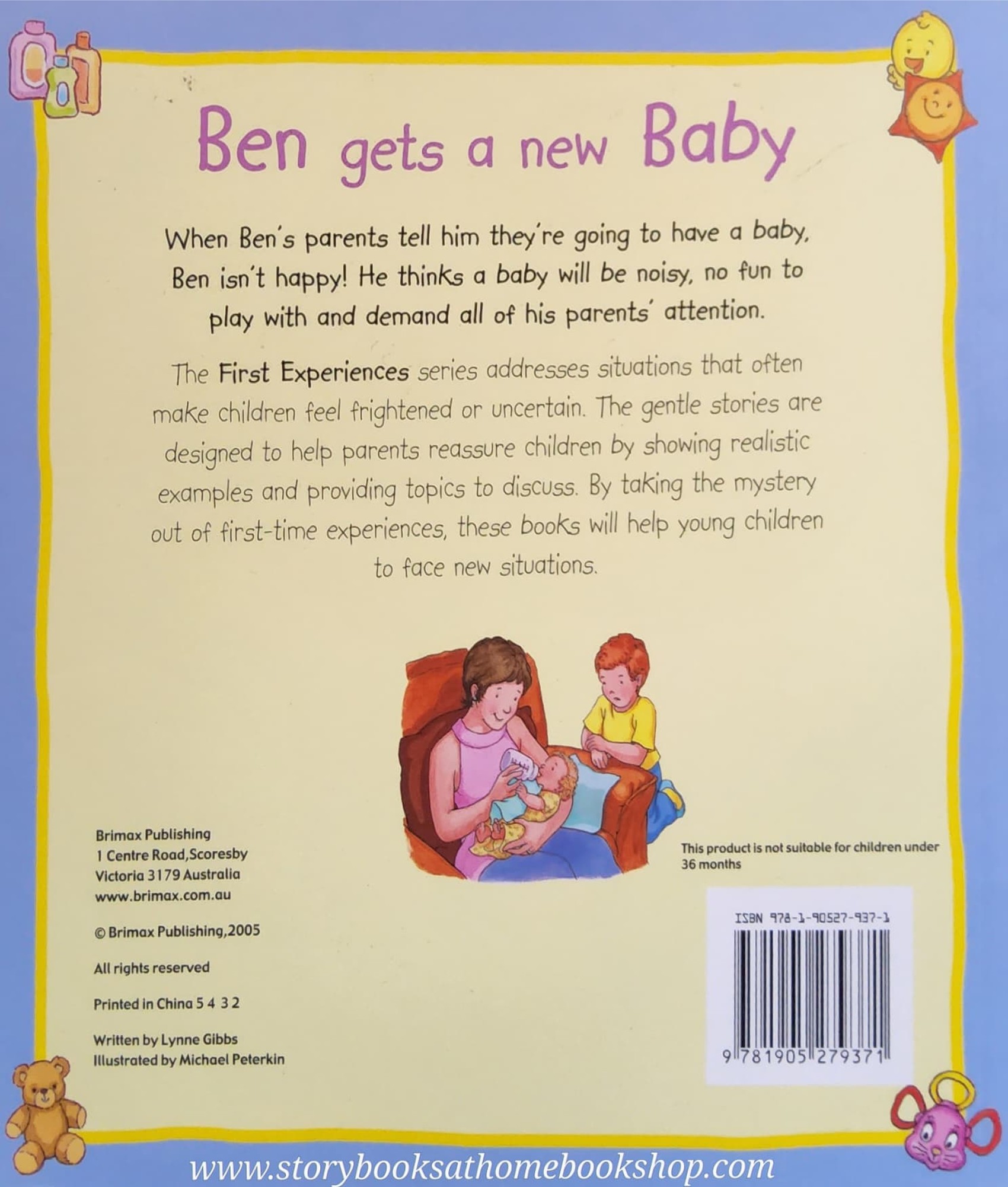 หนังสือนิทานปกอ่อน** 🍅🍓FIRST EXPERIENCES: BEN GETS A NEW BABY