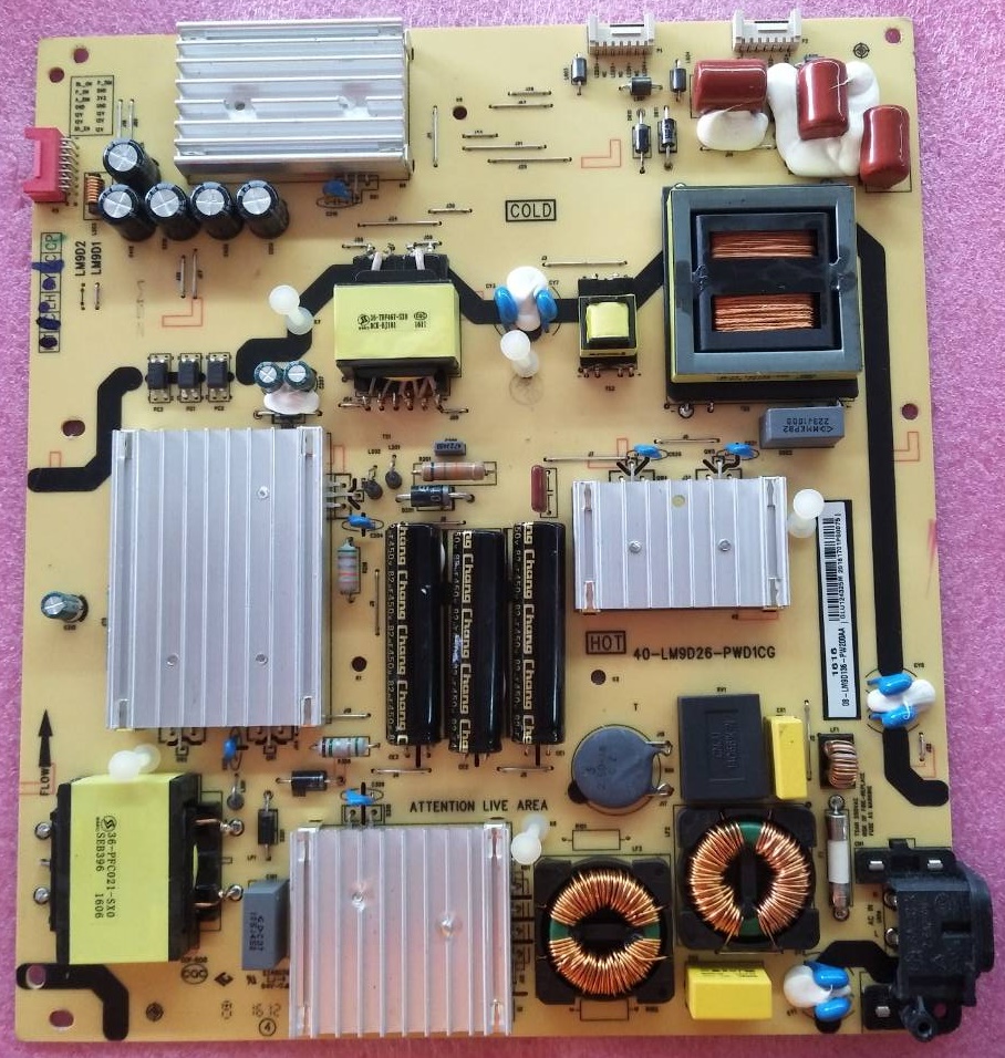 ซับพลายทีวี ทีซีแอล TCL ของแท้มือสองถอดจากเครื่อง ใช้กับรุ่น LED55Q7700 พาร์ท 40-LM9D26-PWD1CG