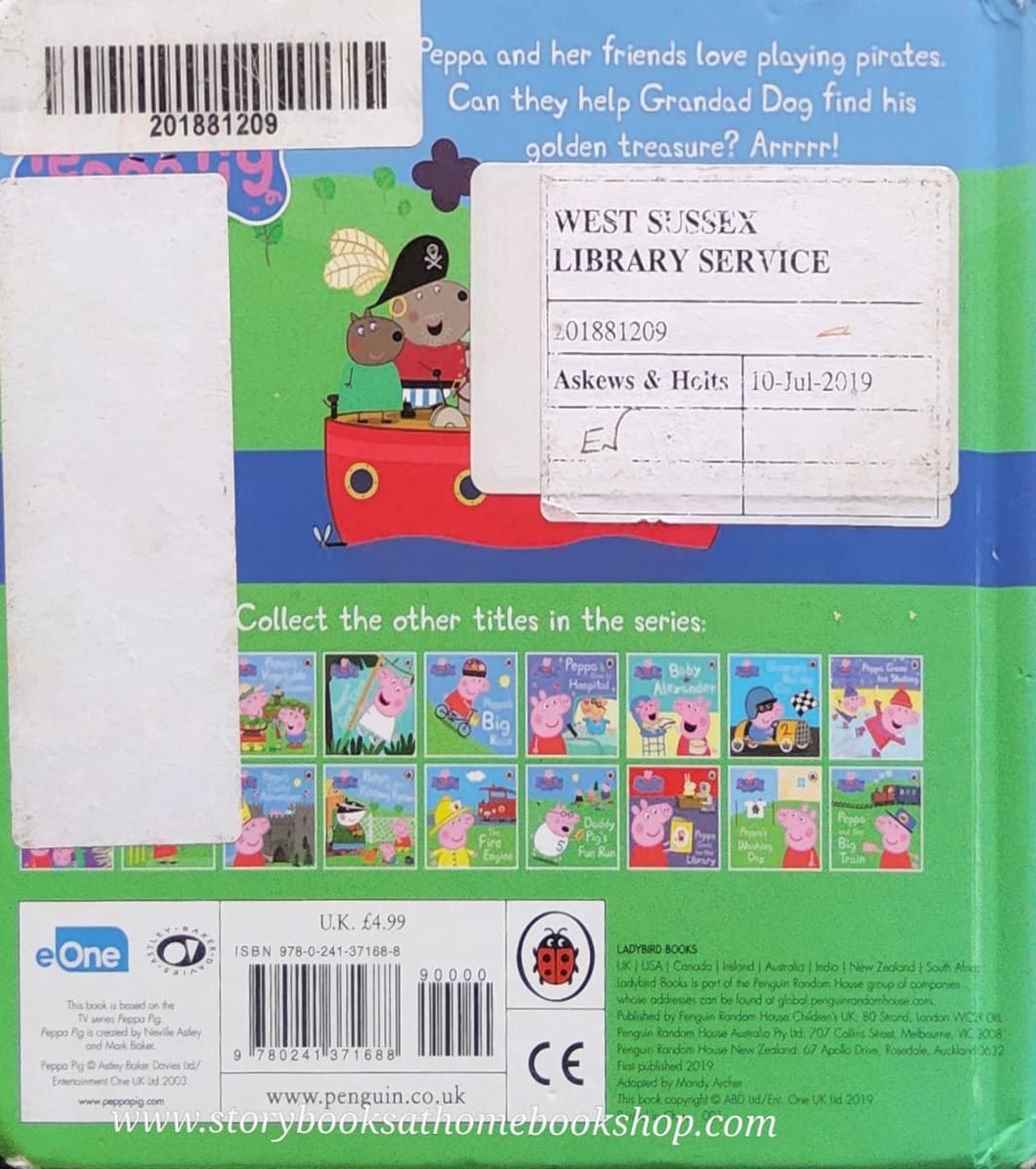 BOARD BOOK** 🍅🍅PEPPA PIG THE PIRATE