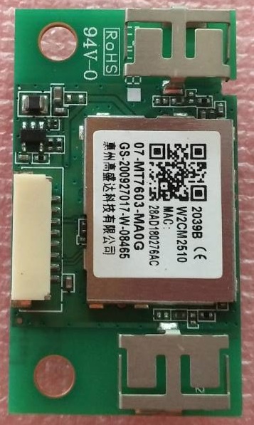 ตัวรับสัญญาณWifi SHARP(ชาร์ป) อะไหล่แท้/มือสองพร้อมใช้งาน พาร์ท 07-MT7603-MA0G ใช้กับรุ่น 2T-C40CE1X